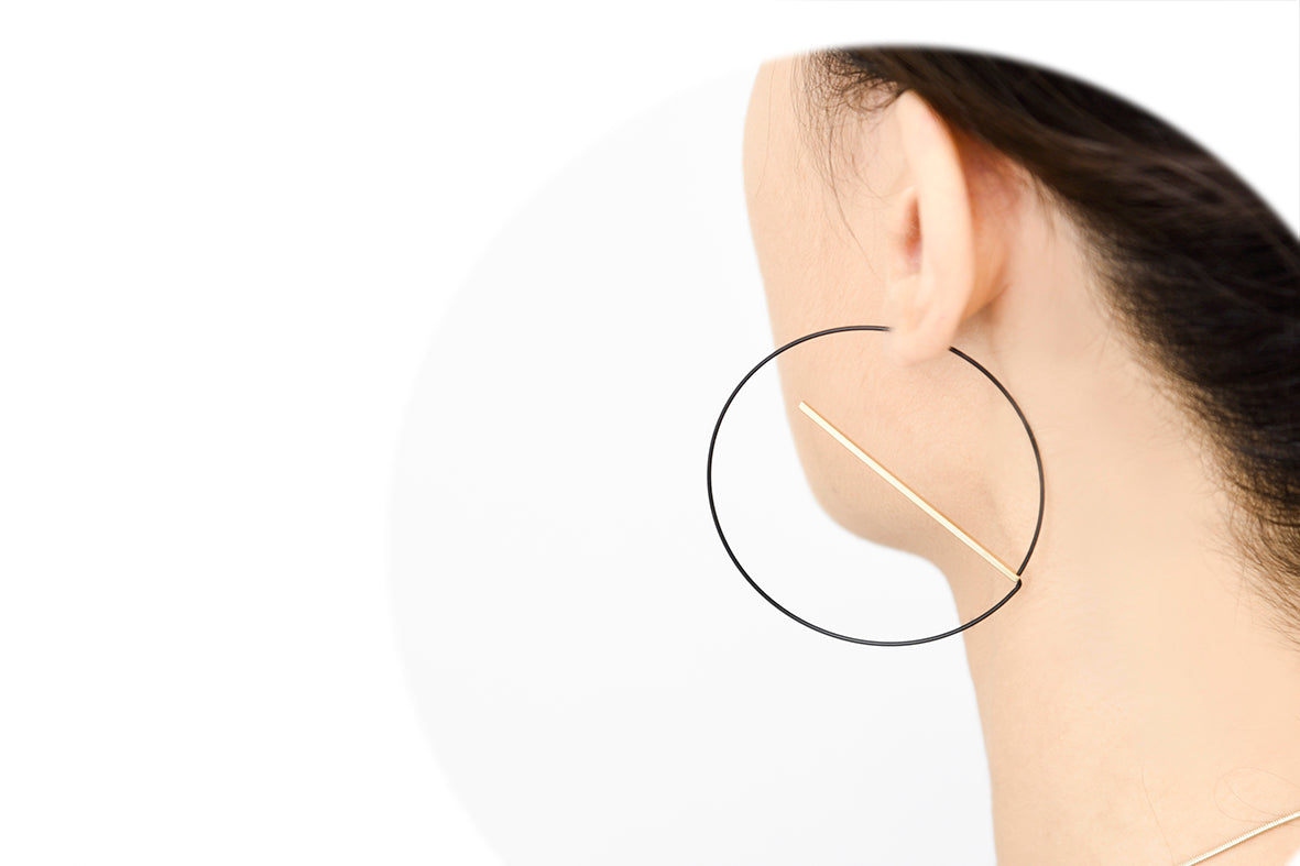 Float Hoop Earrings