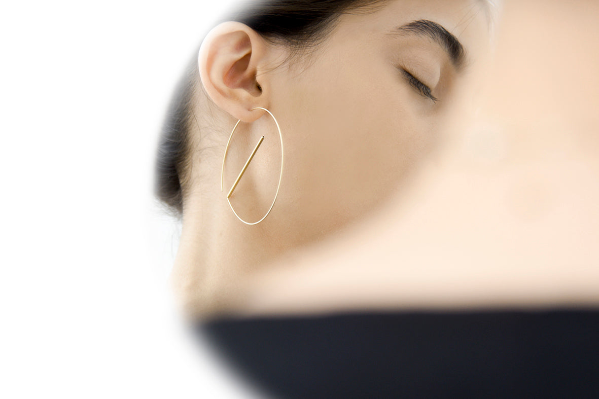 Float Hoop Earrings