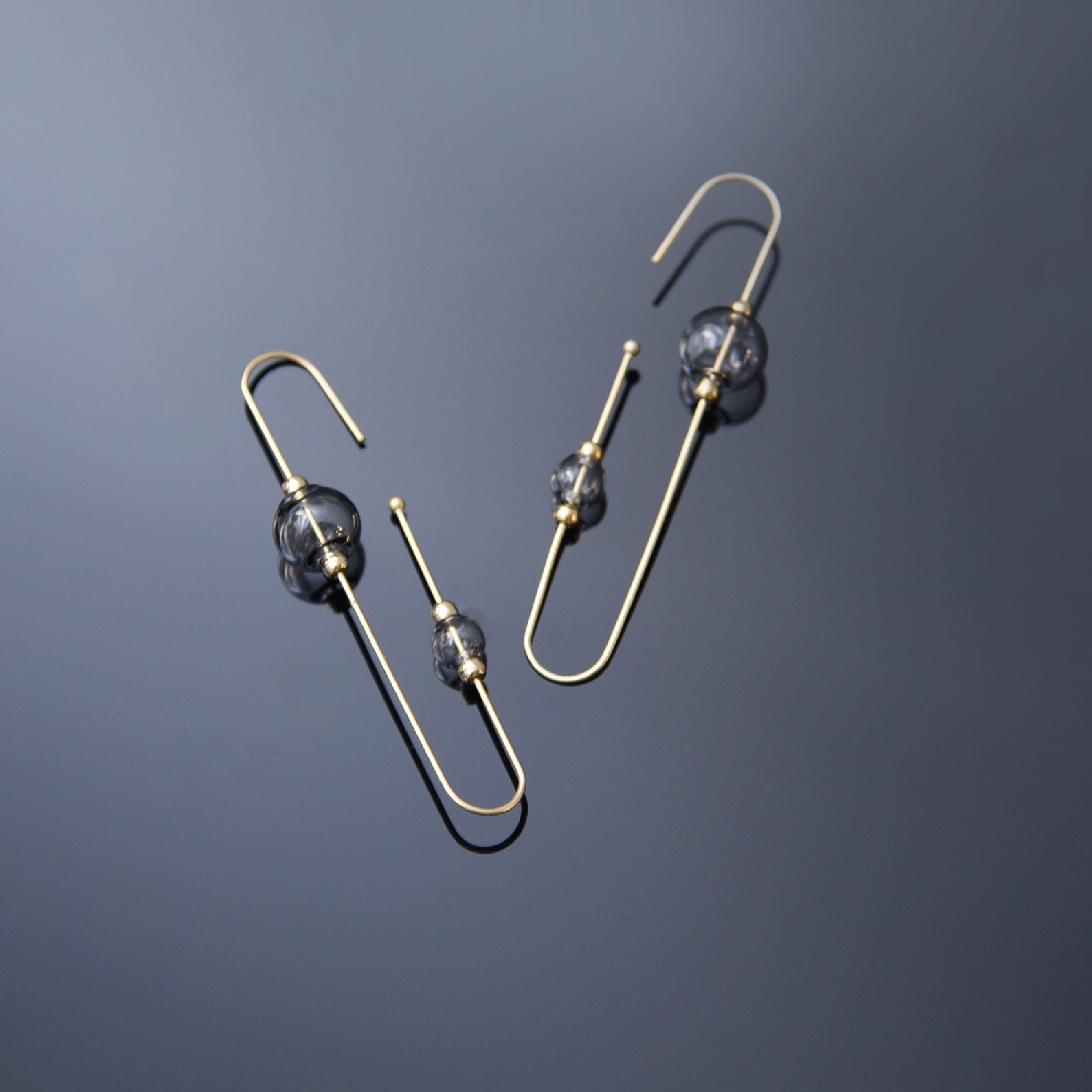 Harp Hoop Earrings