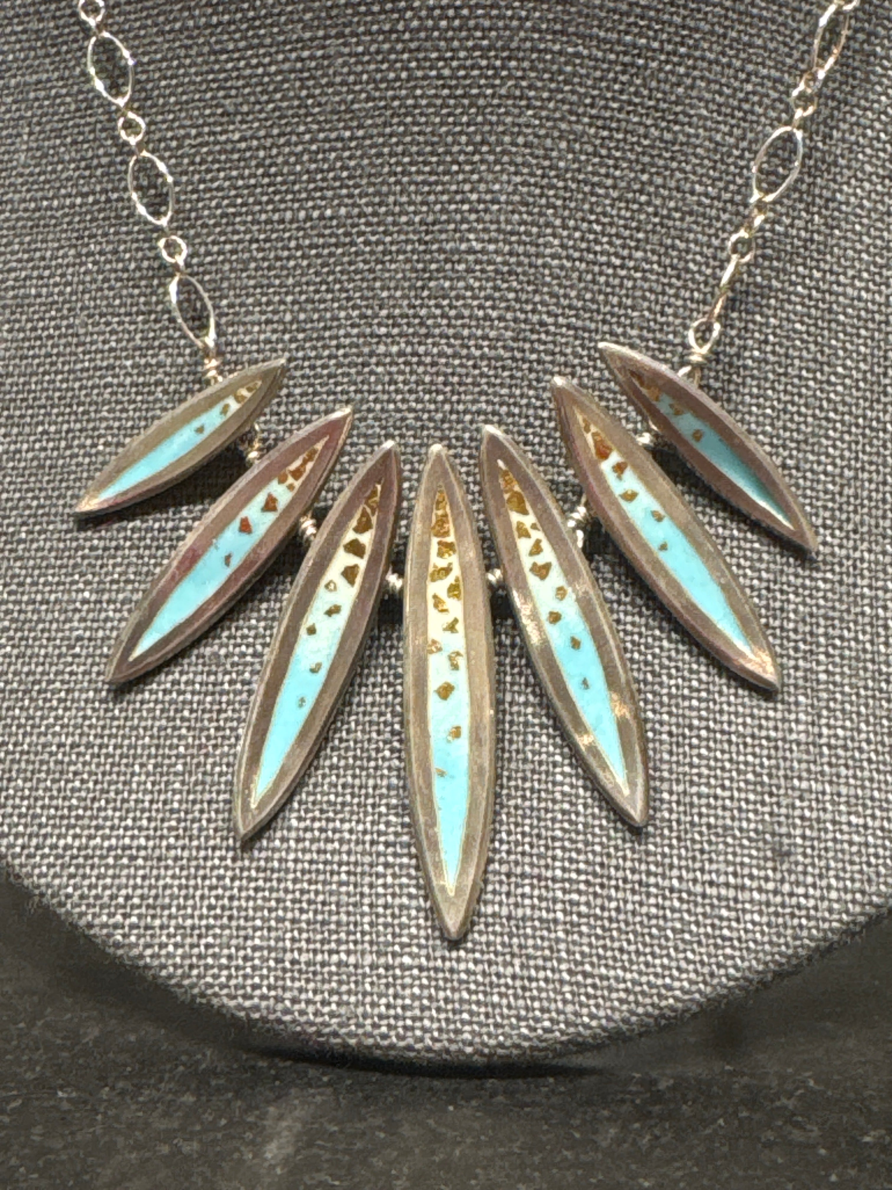 Salix 7 piece fan pendant