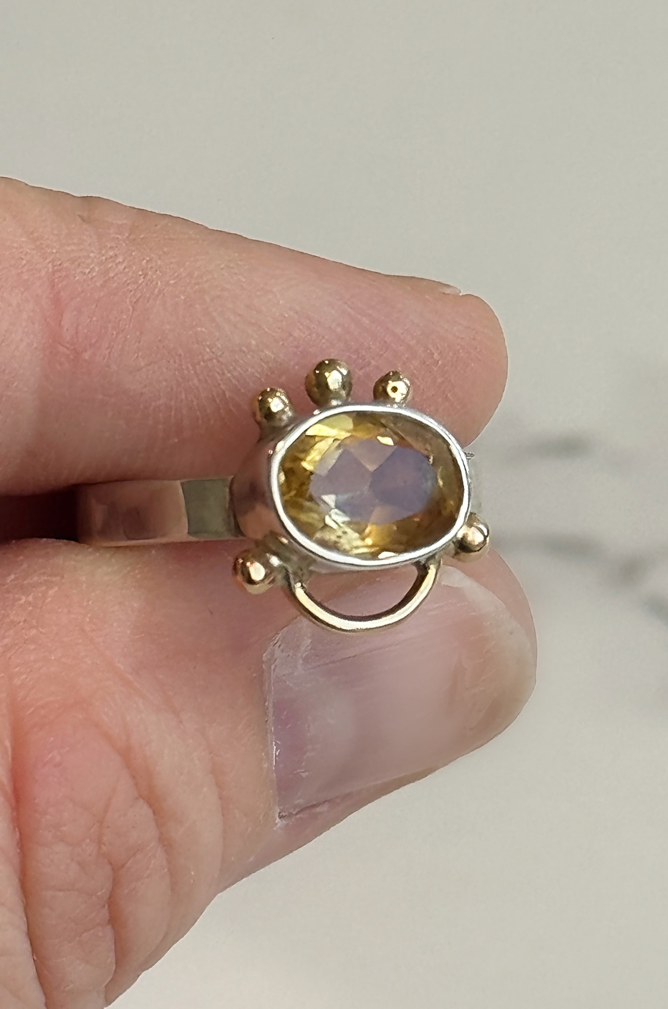 Citrine Venus Ring