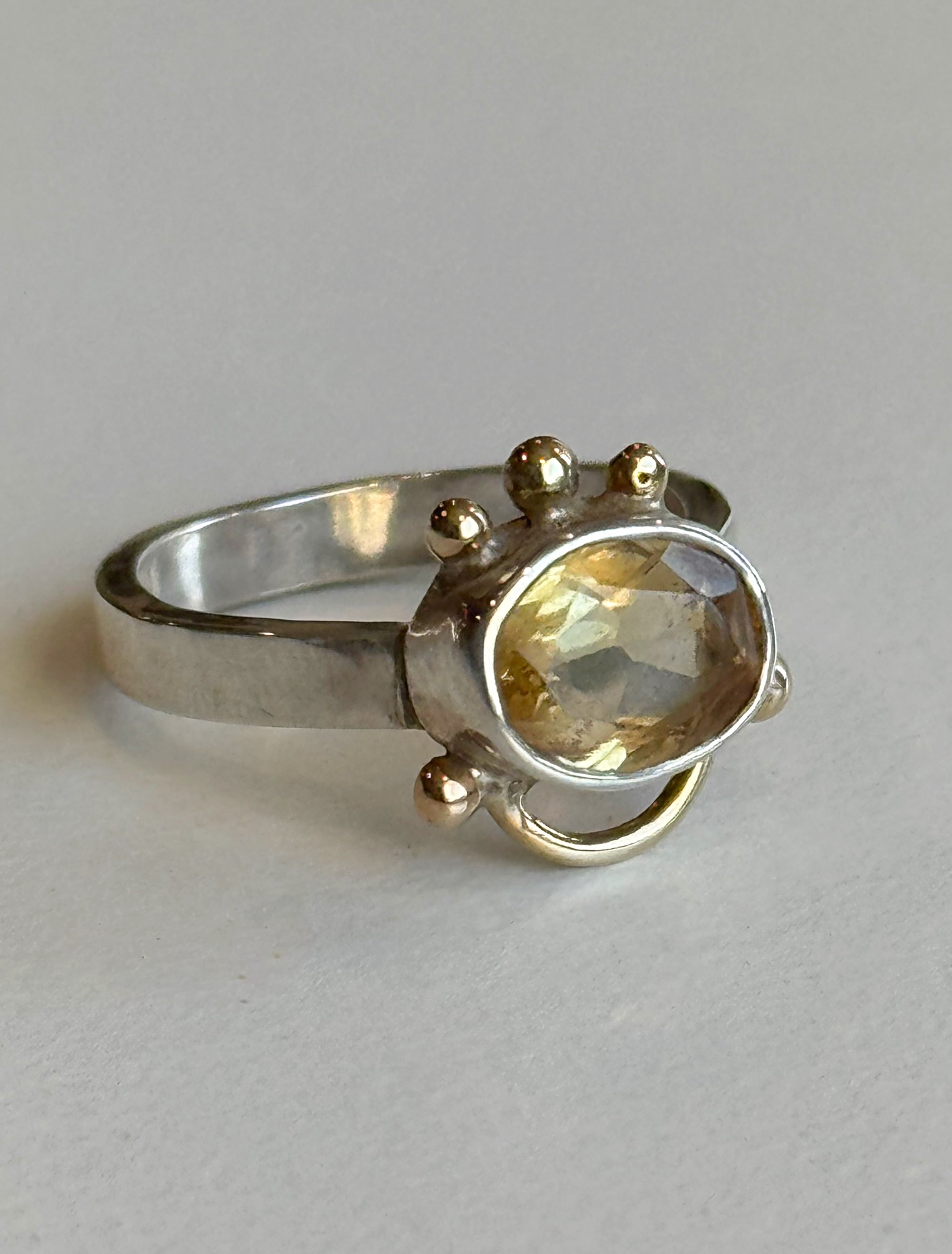 Citrine Venus Ring