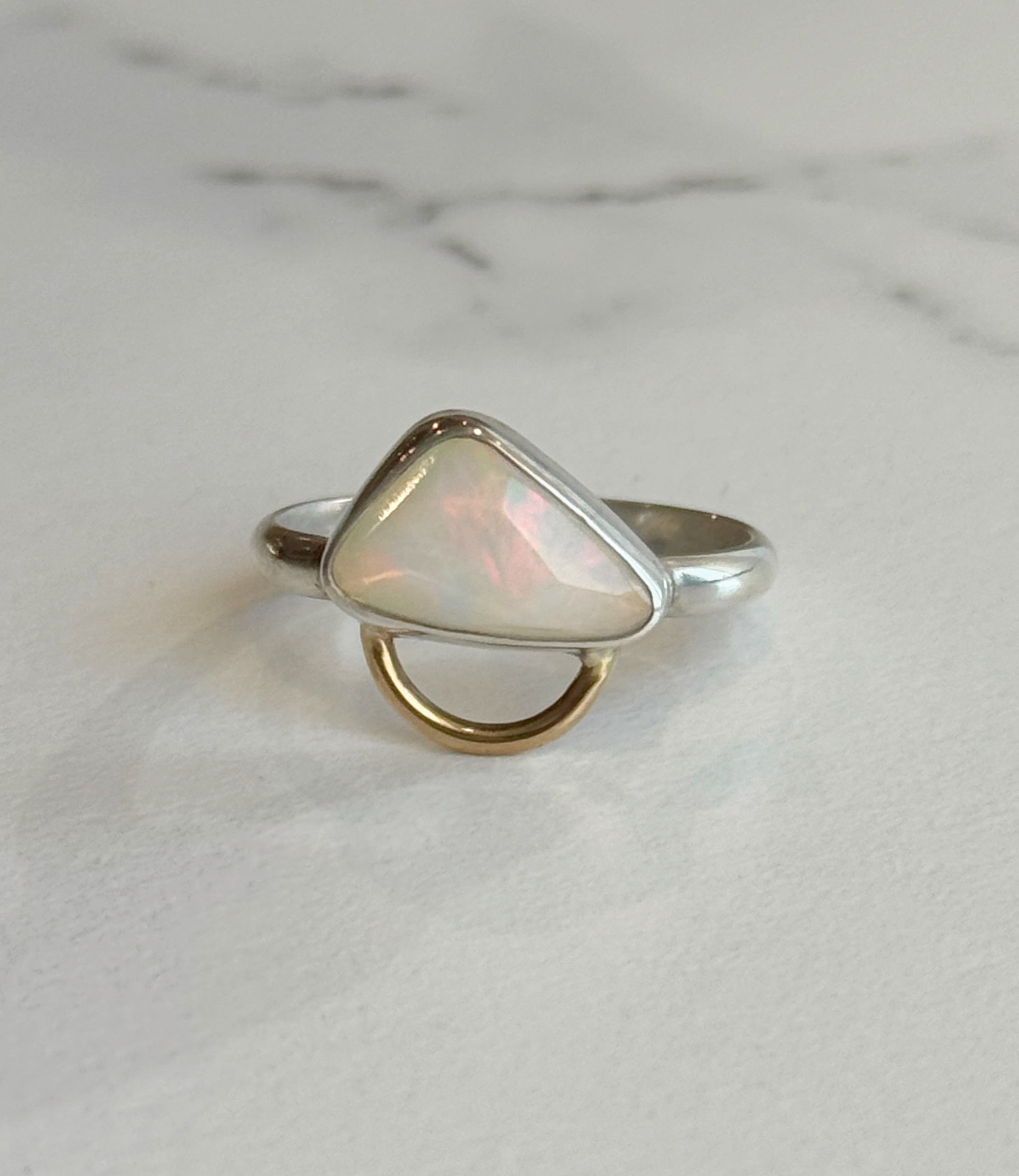 Opal Loop Ring