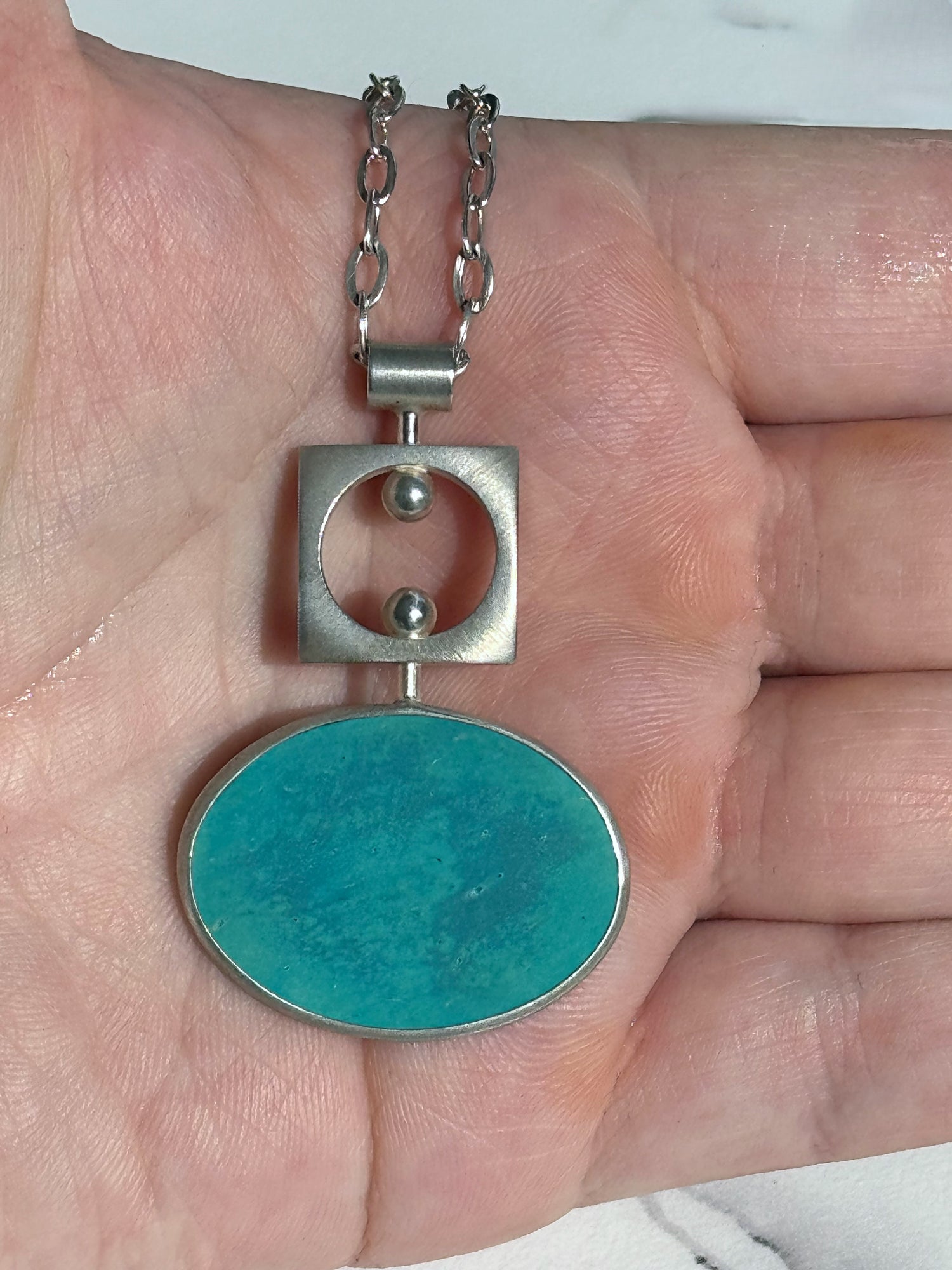 Dyed Coconut Shell Necklace