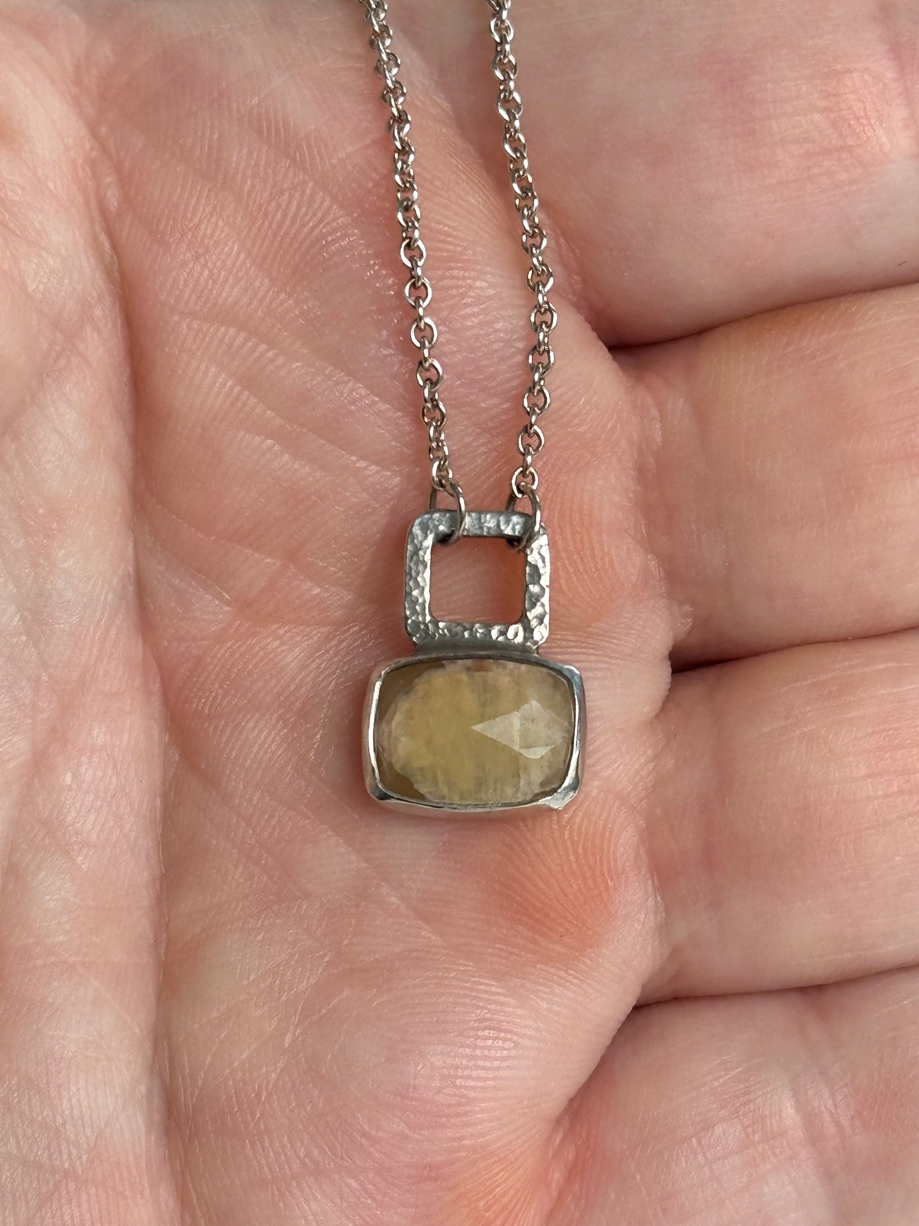 Yellow Sapphire Necklace