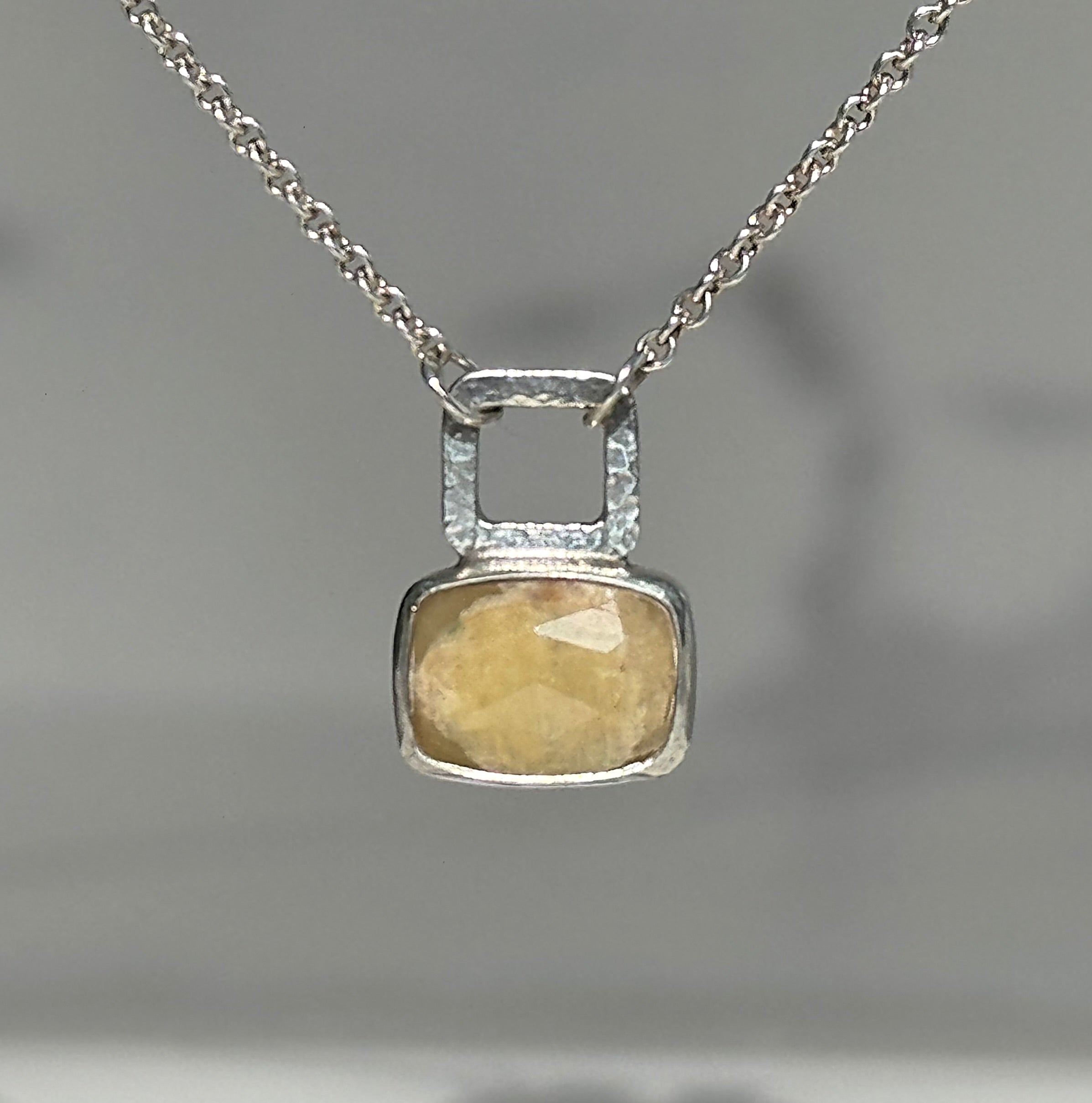 Yellow Sapphire Necklace