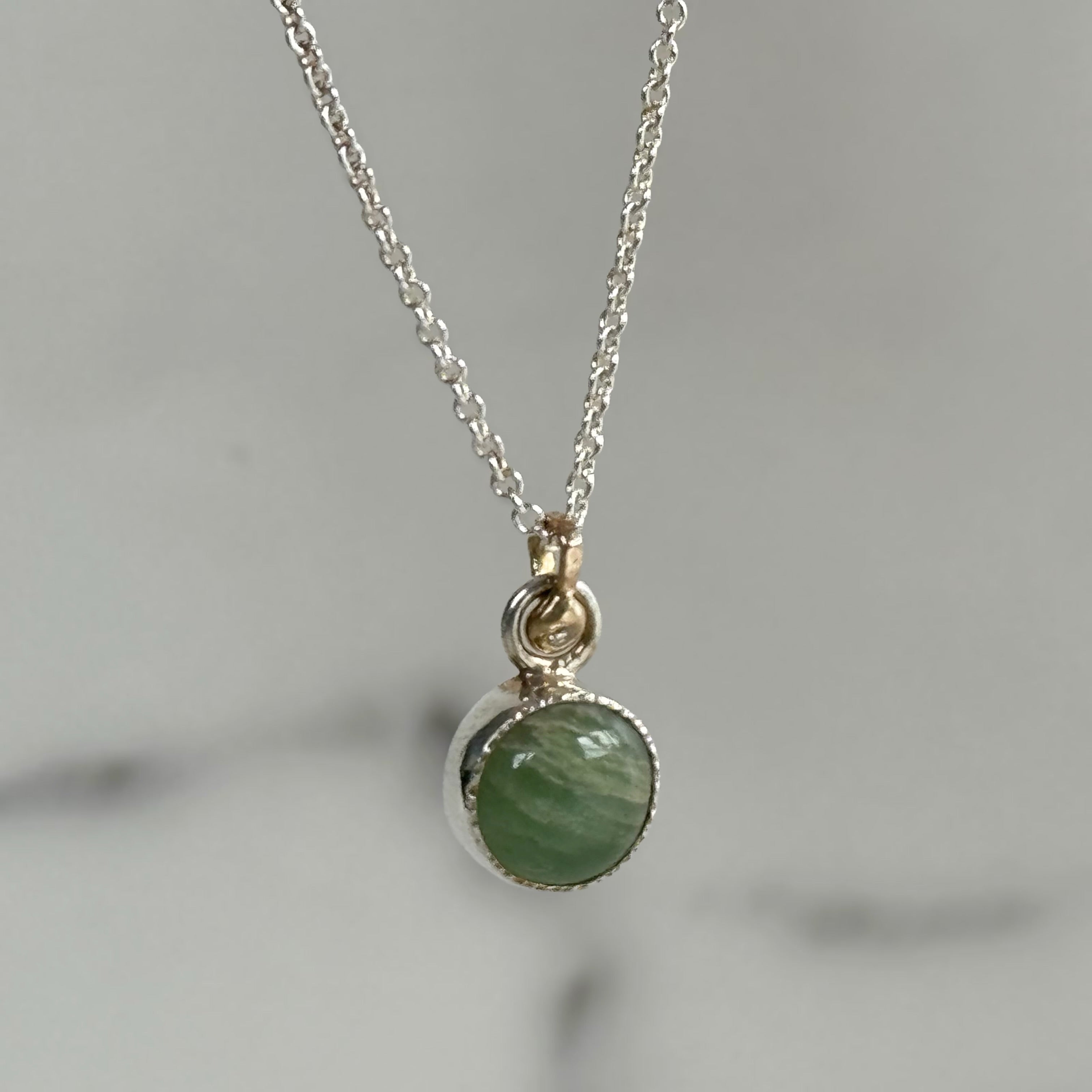 Green Aquamarine Necklace