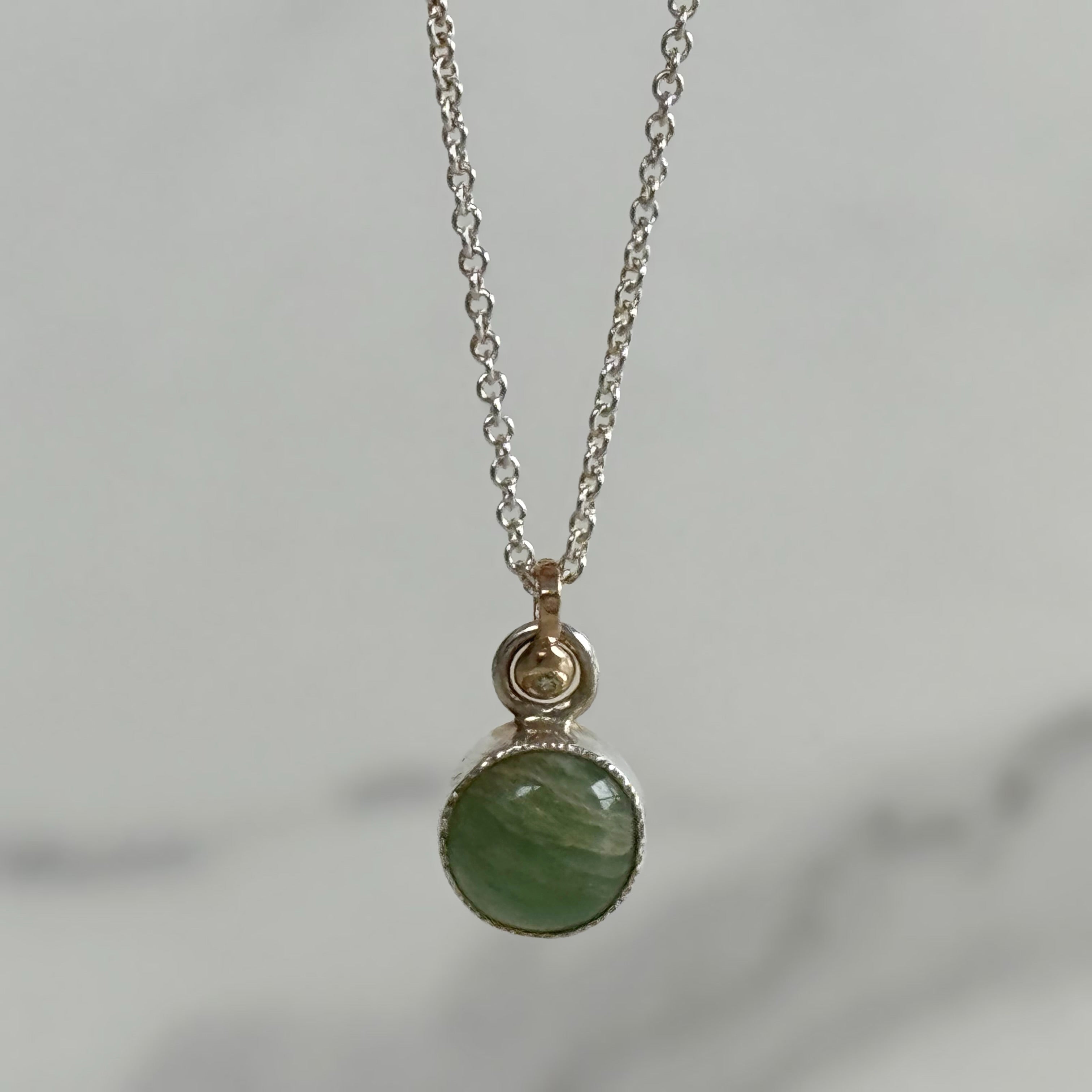 Green Aquamarine Necklace