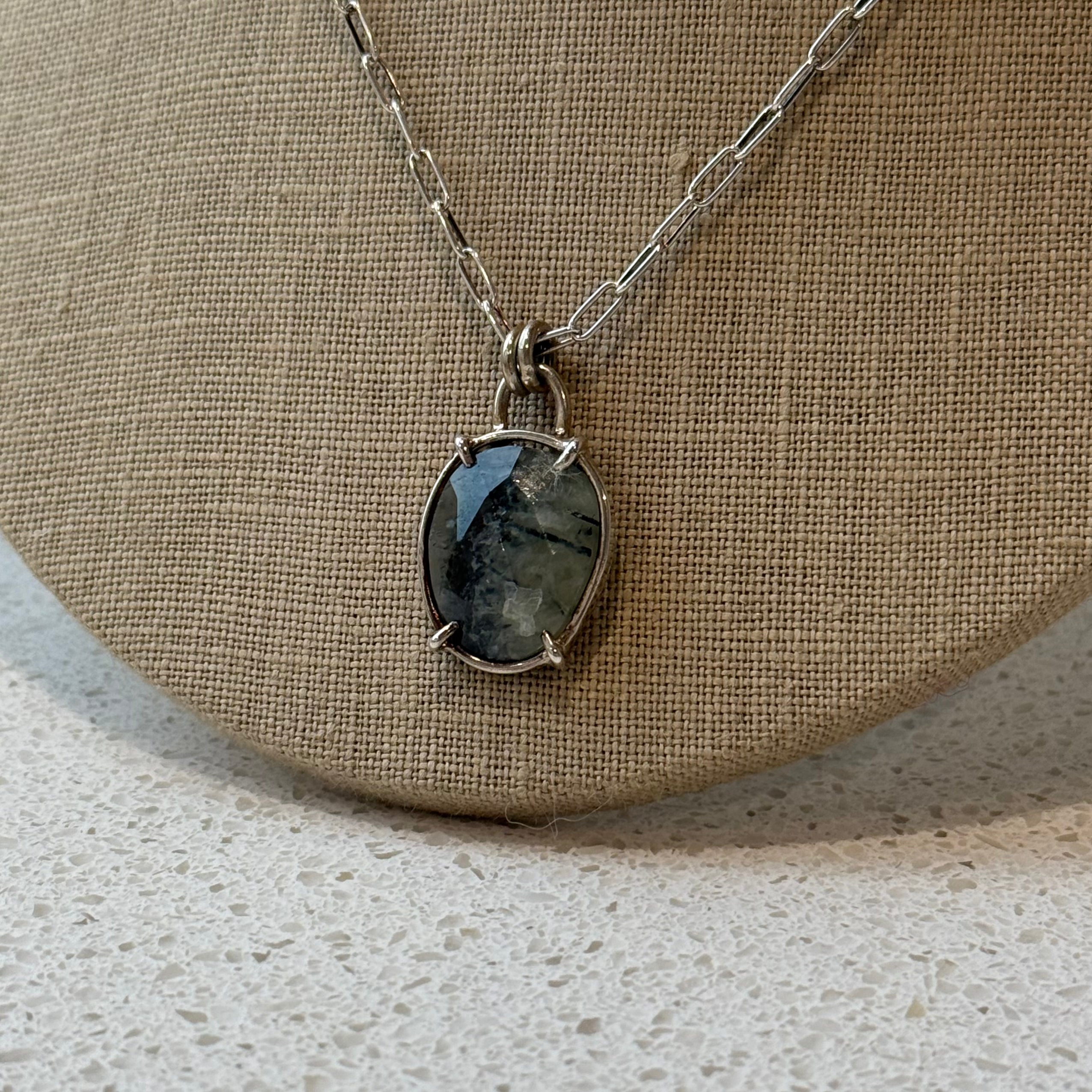 Moss Aquamarine Pendant