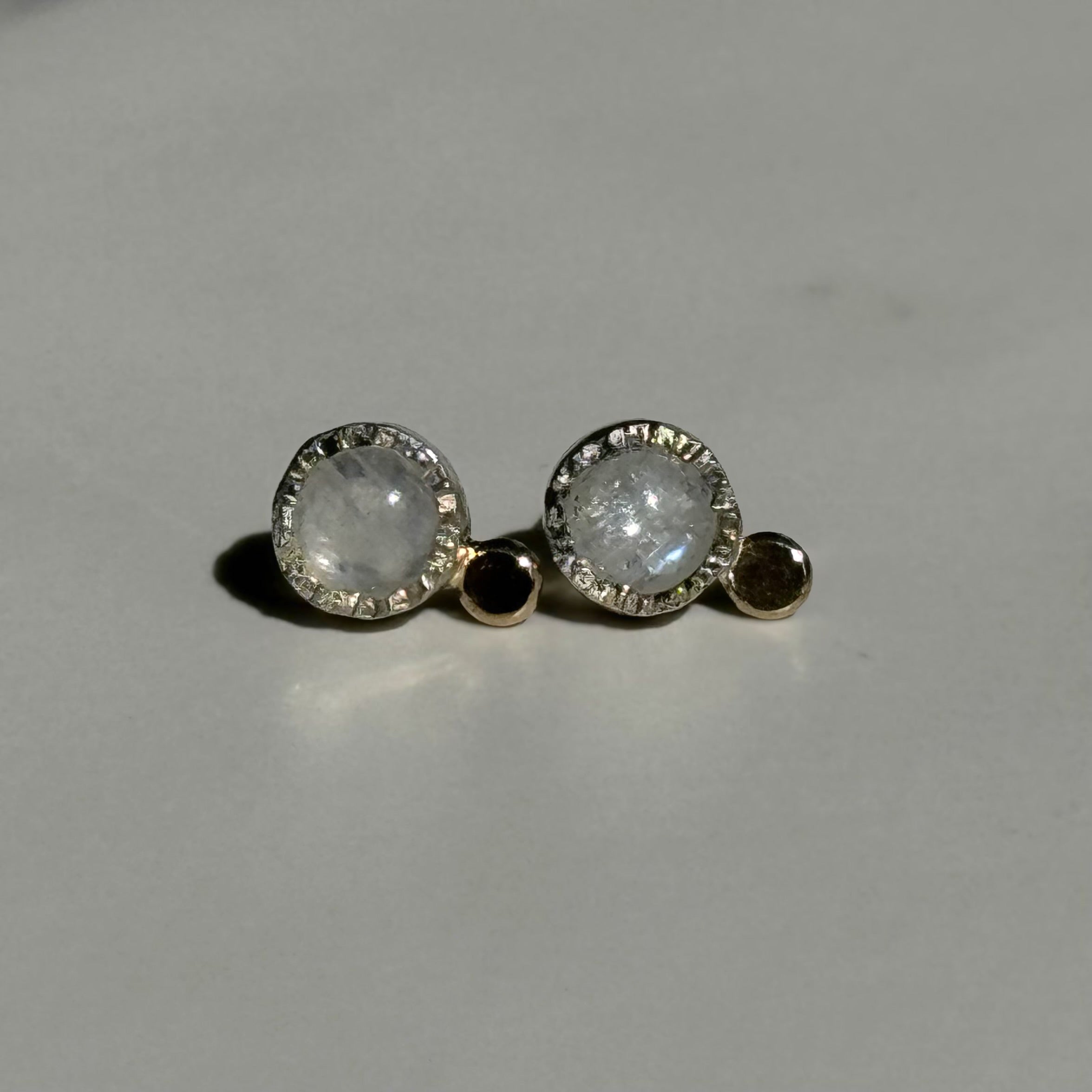 Moonstone Granule Earrings