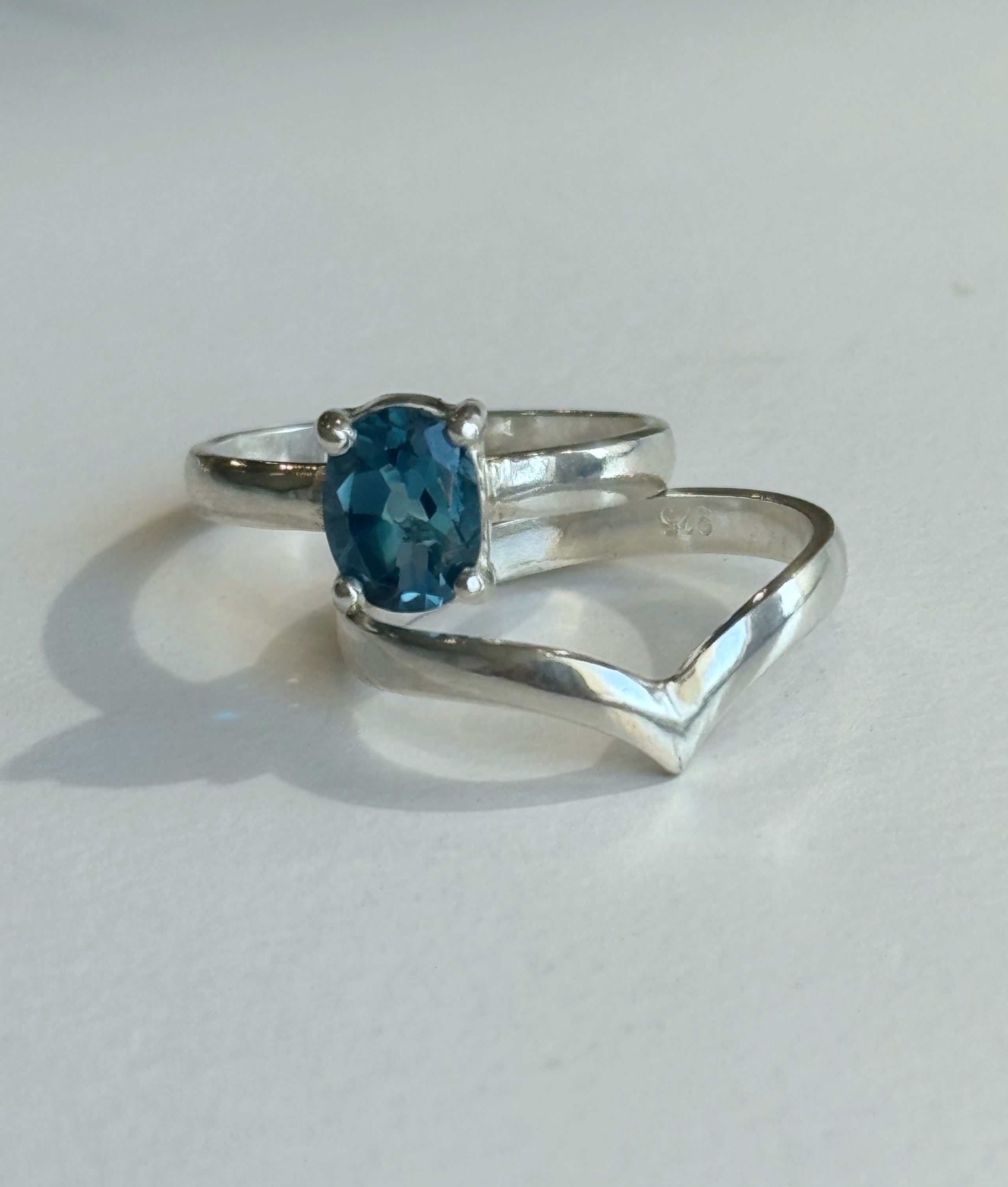 Topaz Stacking Rings