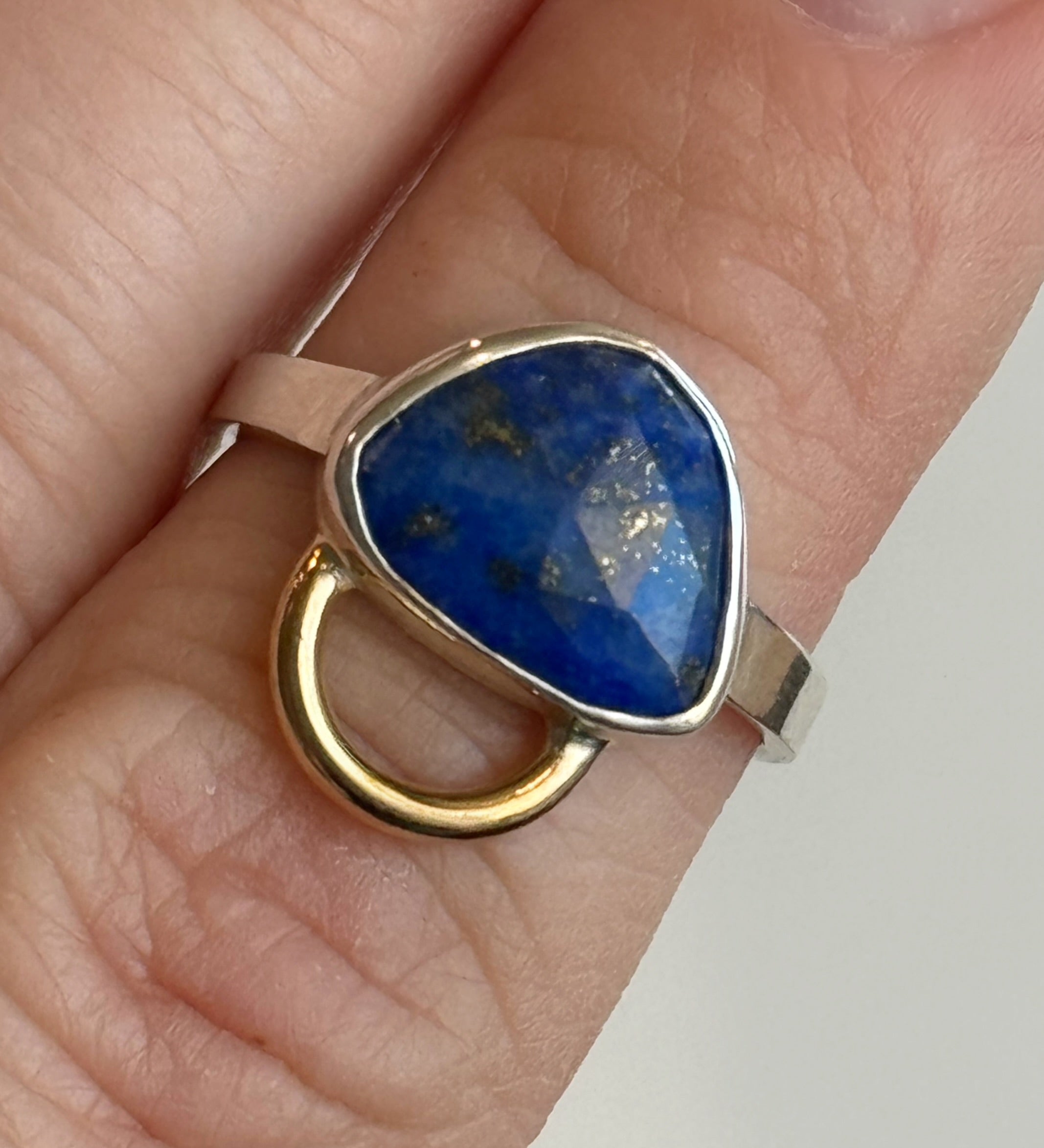 Lapis Loop Ring
