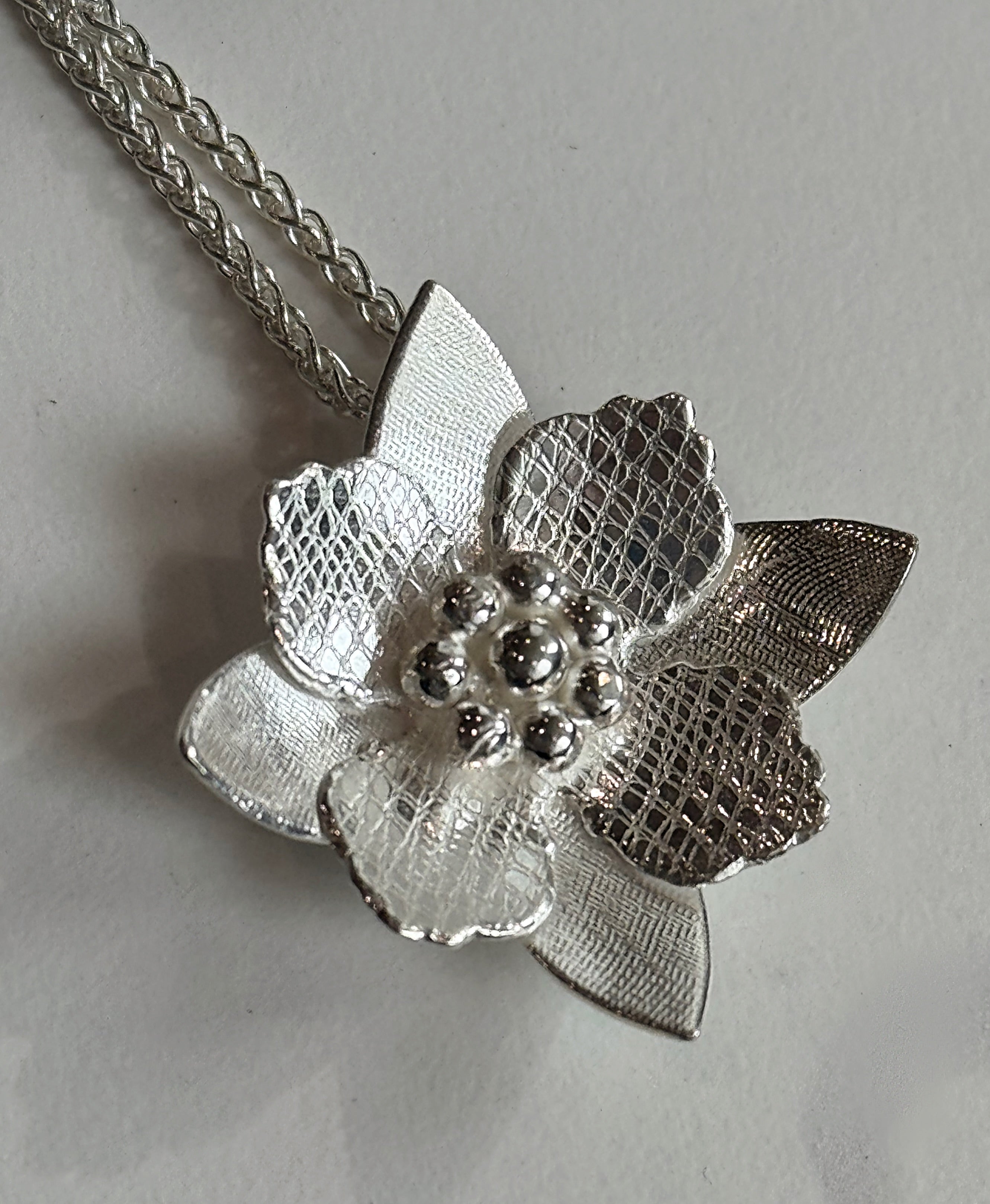 Cornus Flower Pendant