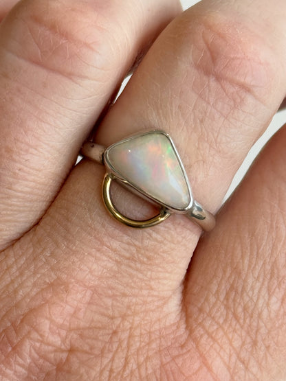 Opal Loop Ring
