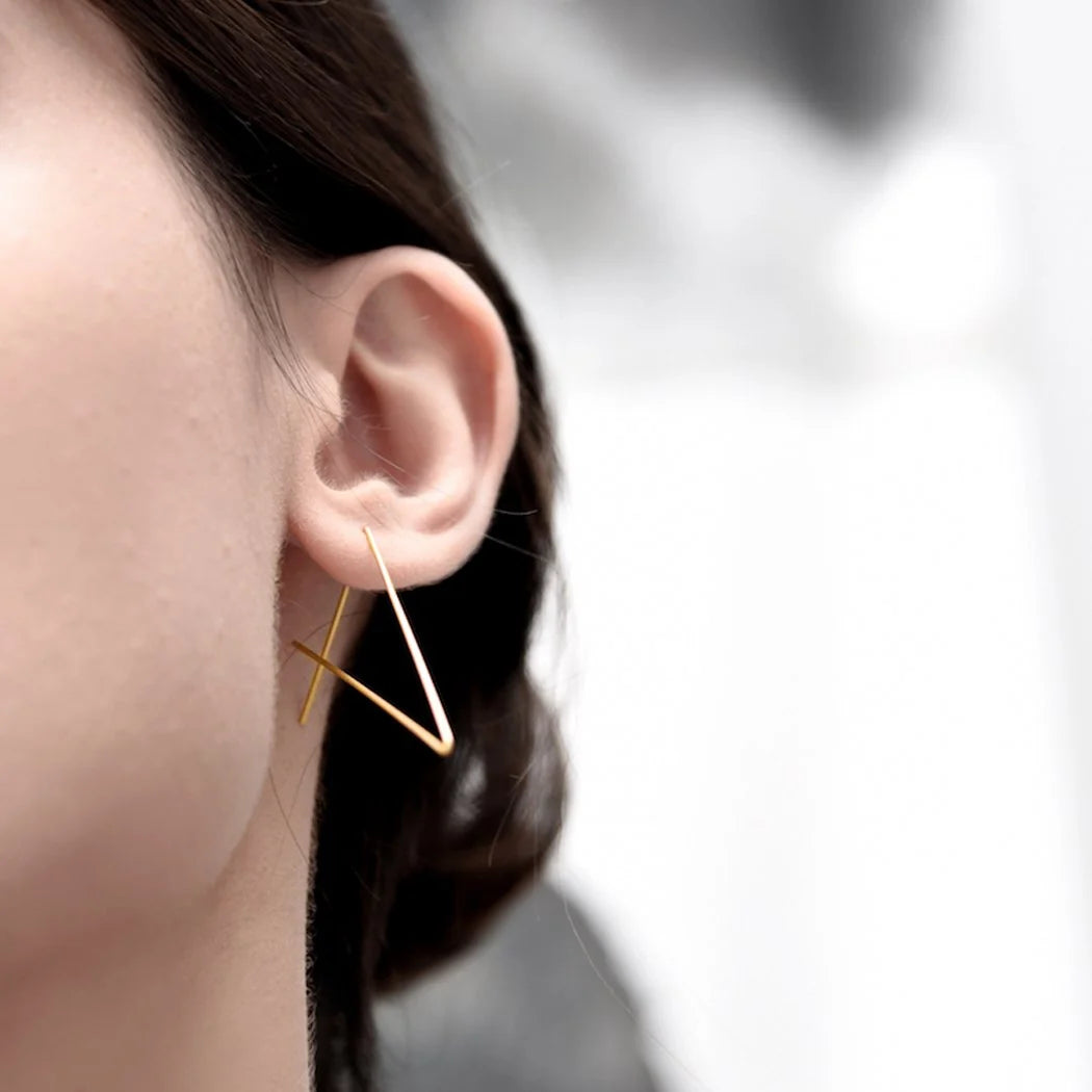 Svelte Tri Hoop Earrings