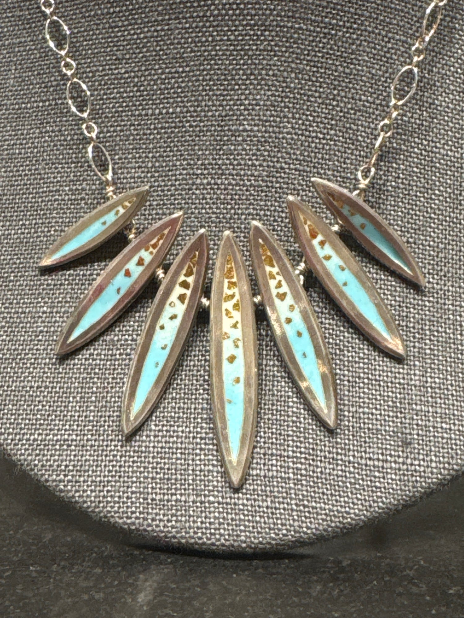 Salix 7 piece fan pendant