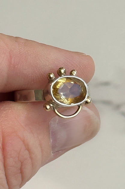 Citrine Venus Ring