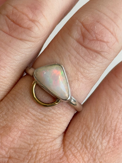 Opal Loop Ring