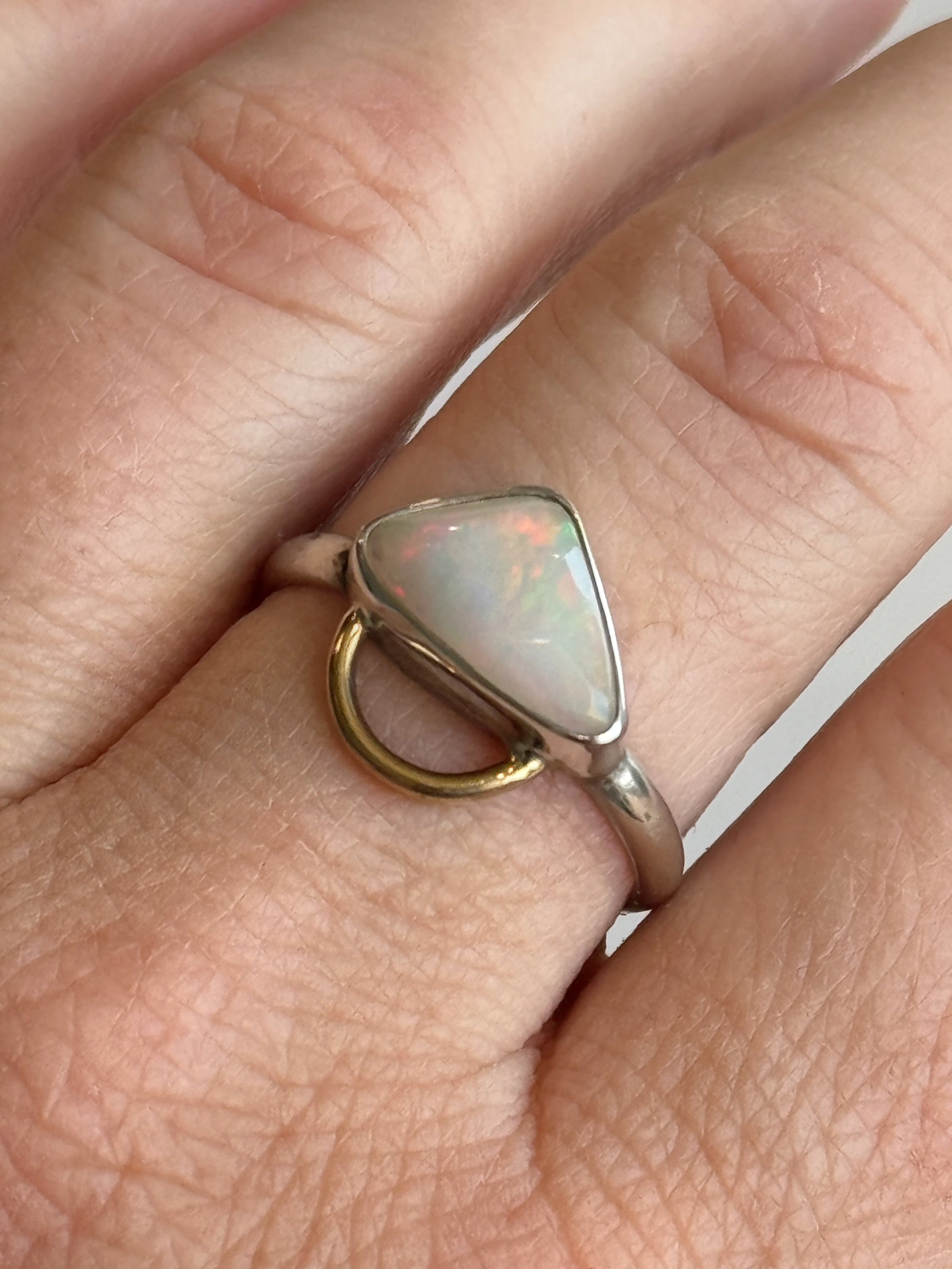 Opal Loop Ring