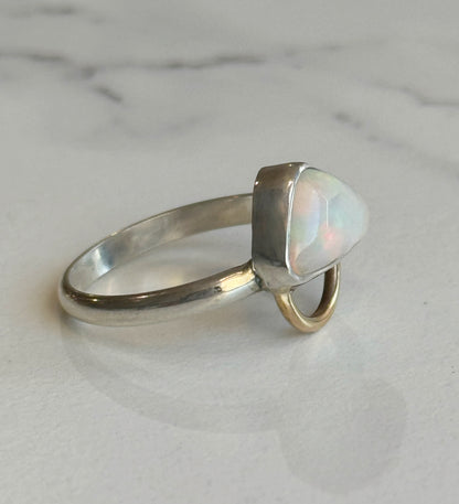 Opal Loop Ring