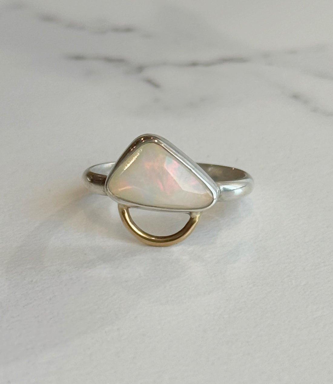 Opal Loop Ring