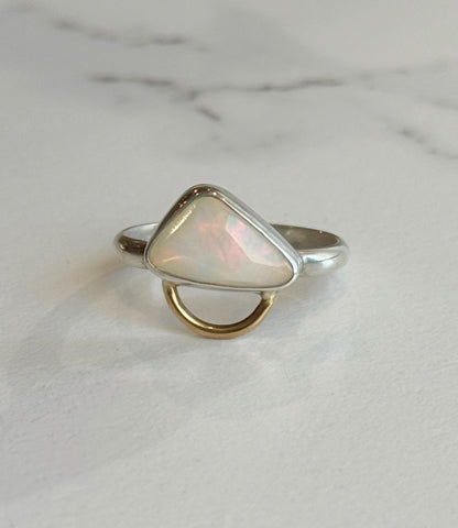 Opal Loop Ring