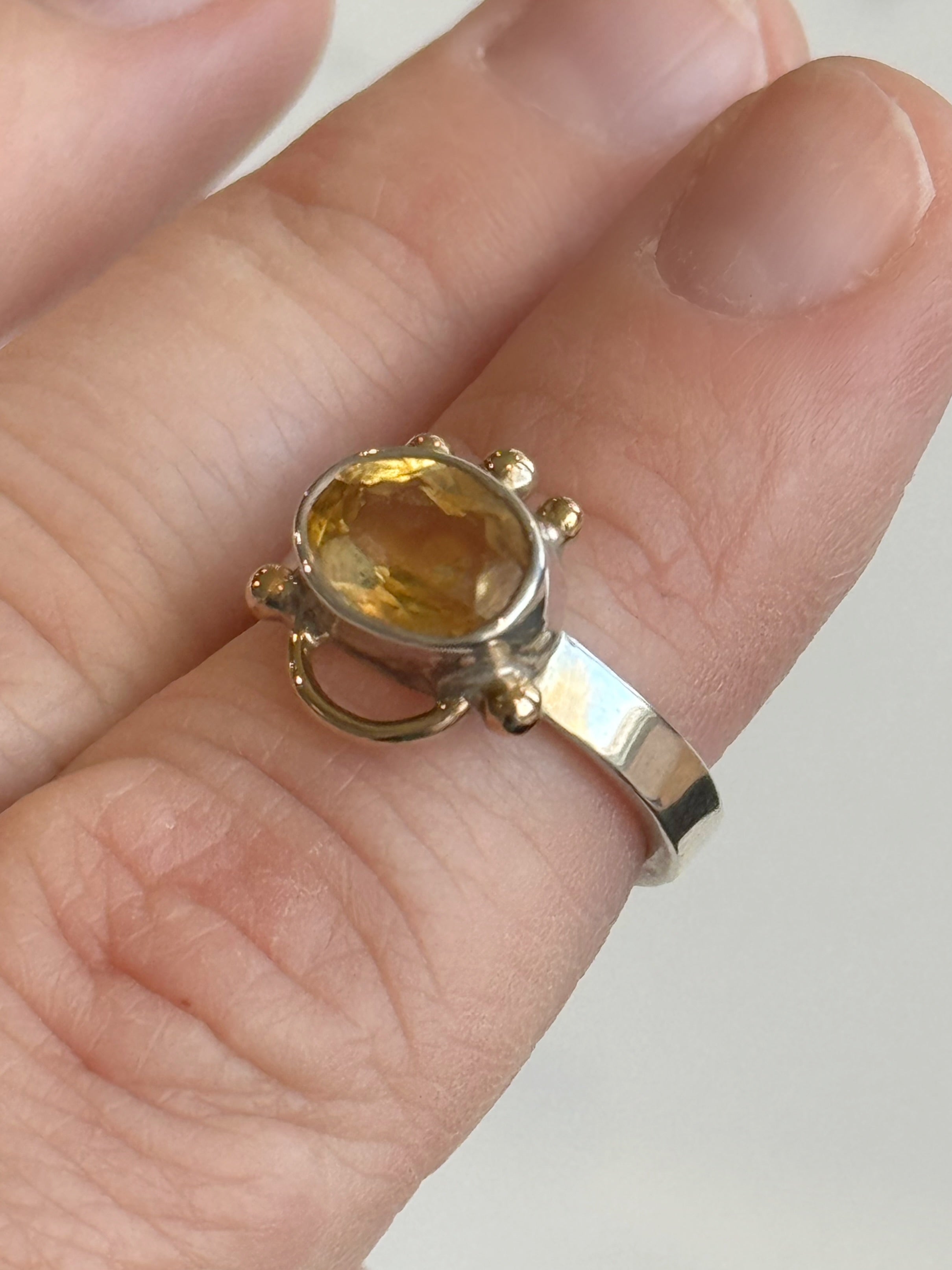 Citrine Venus Ring