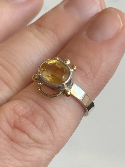 Citrine Venus Ring