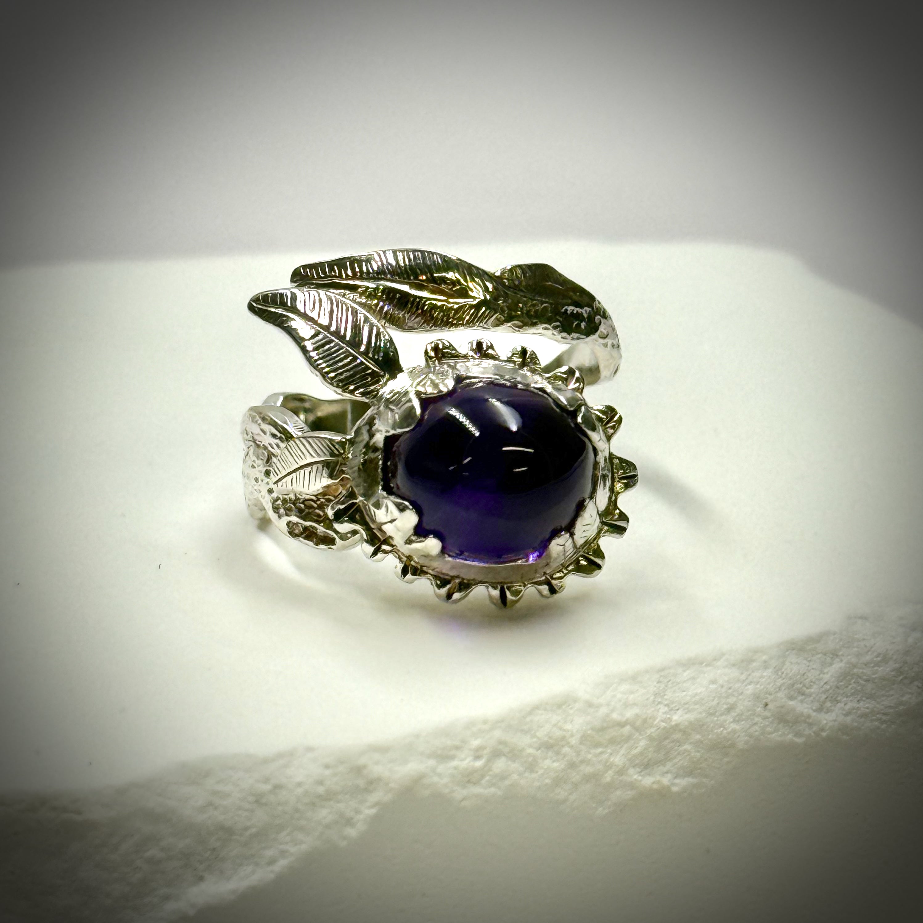Amethyst Tree Branch Ring
