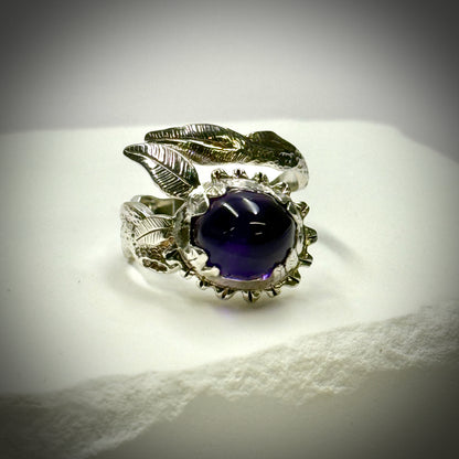 Amethyst Tree Branch Ring