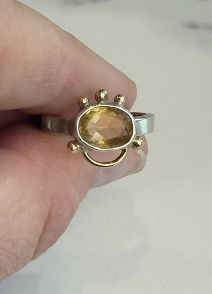 Citrine Venus Ring
