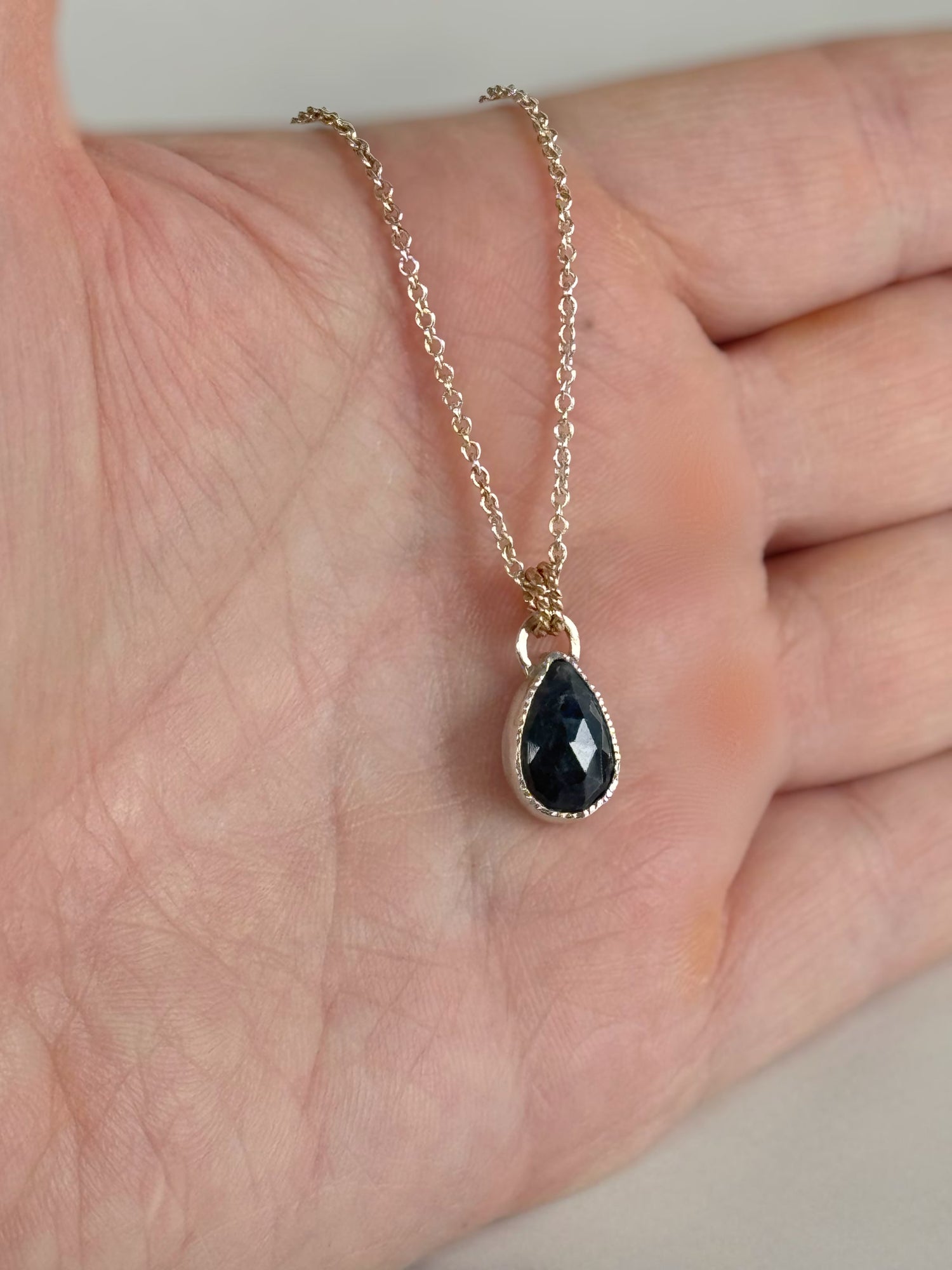 Blue Sapphire Necklace