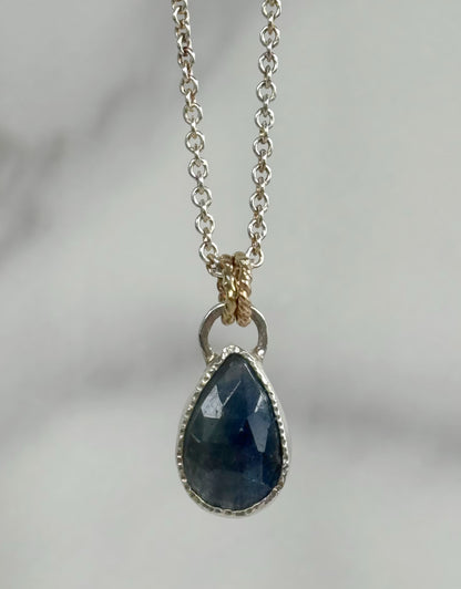 Blue Sapphire Necklace