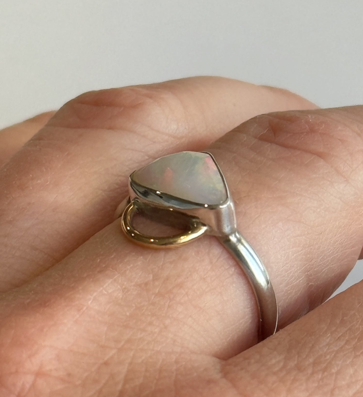 Opal Loop Ring