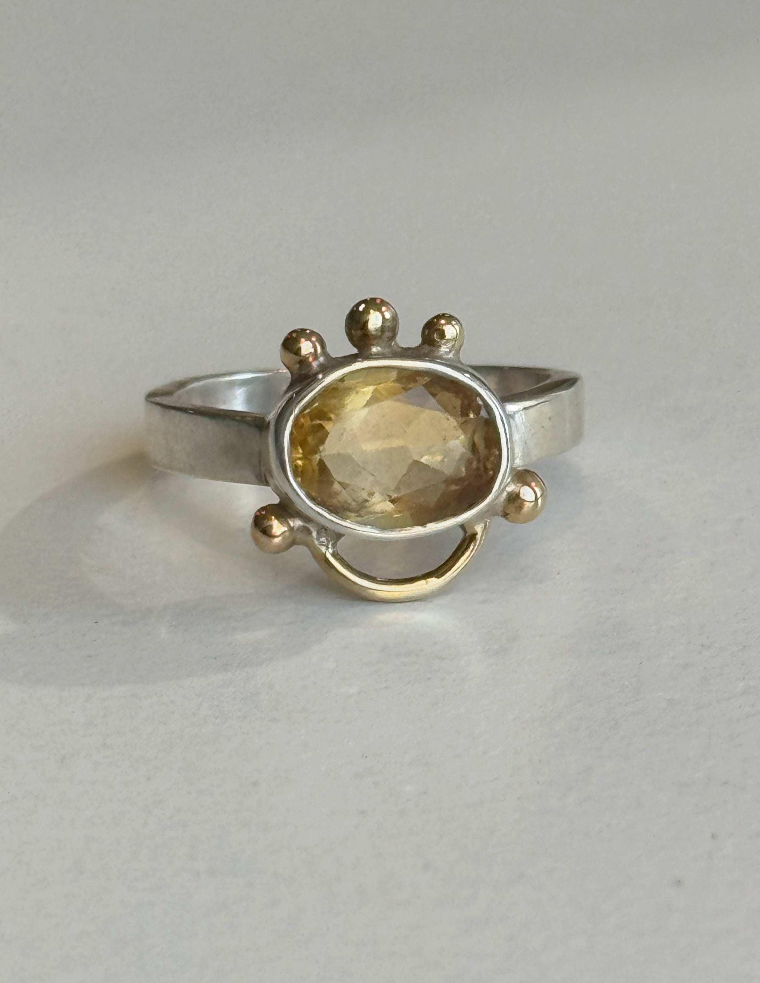 Citrine Venus Ring