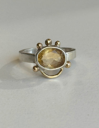 Citrine Venus Ring