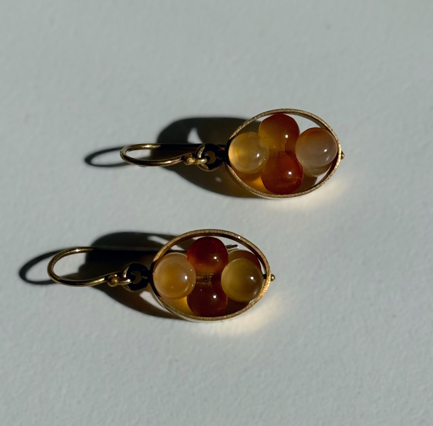 Carnelian Dangle Earrings