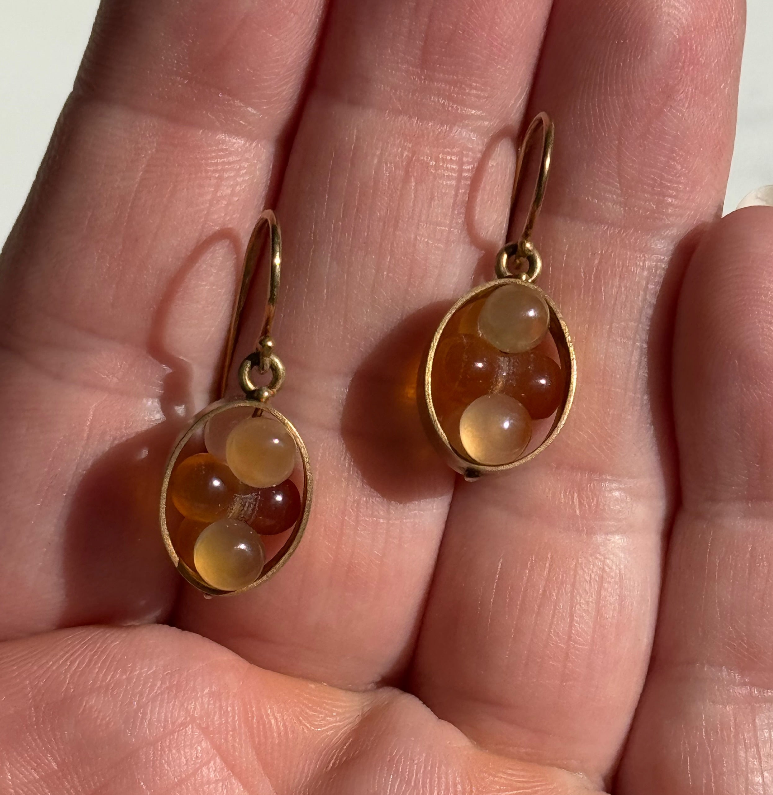 Carnelian Dangle Earrings