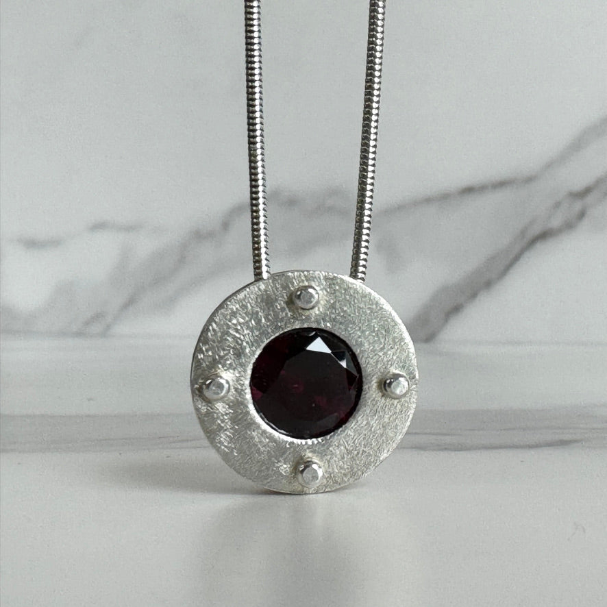 Garnet Strata Pendant