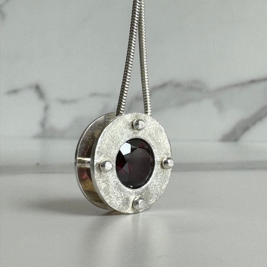 Garnet Strata Pendant