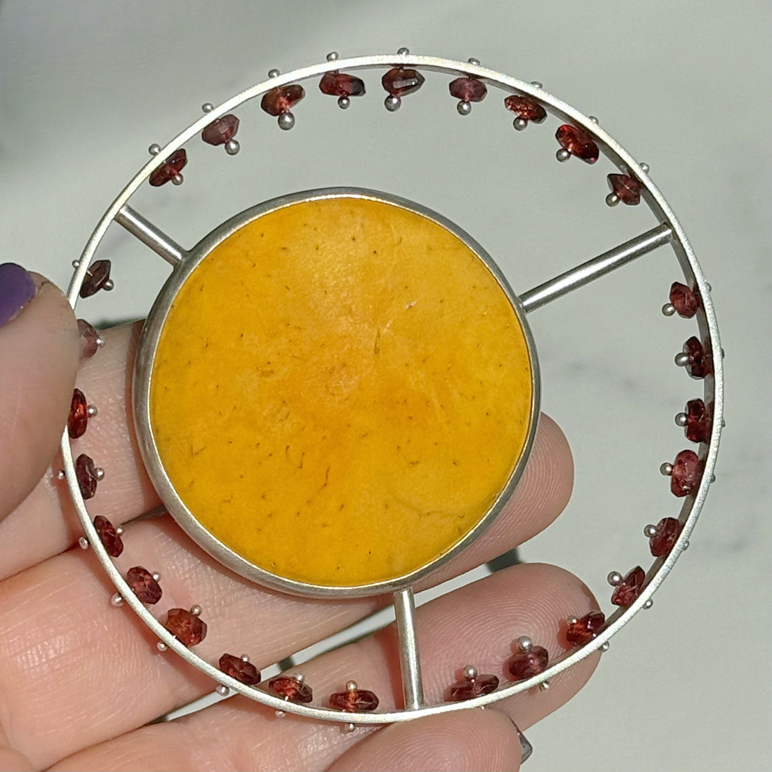 Solar Brooch