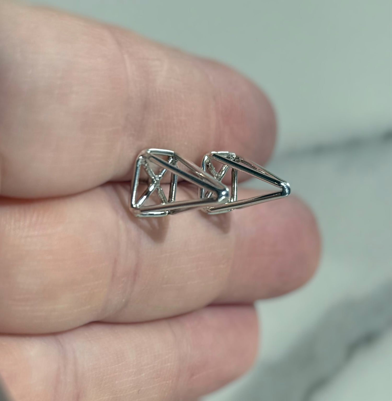 Pyramid Earrings