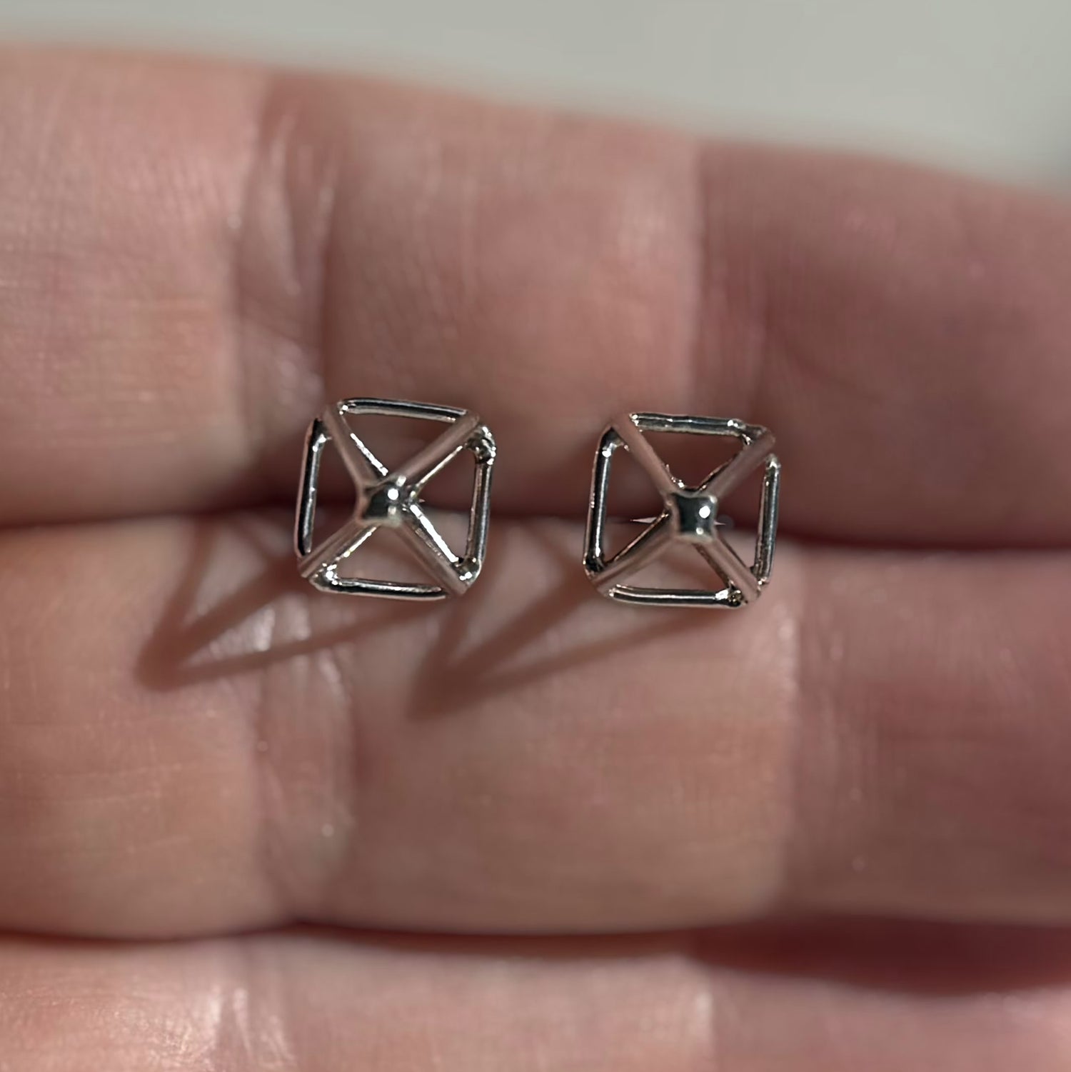 Pyramid Earrings