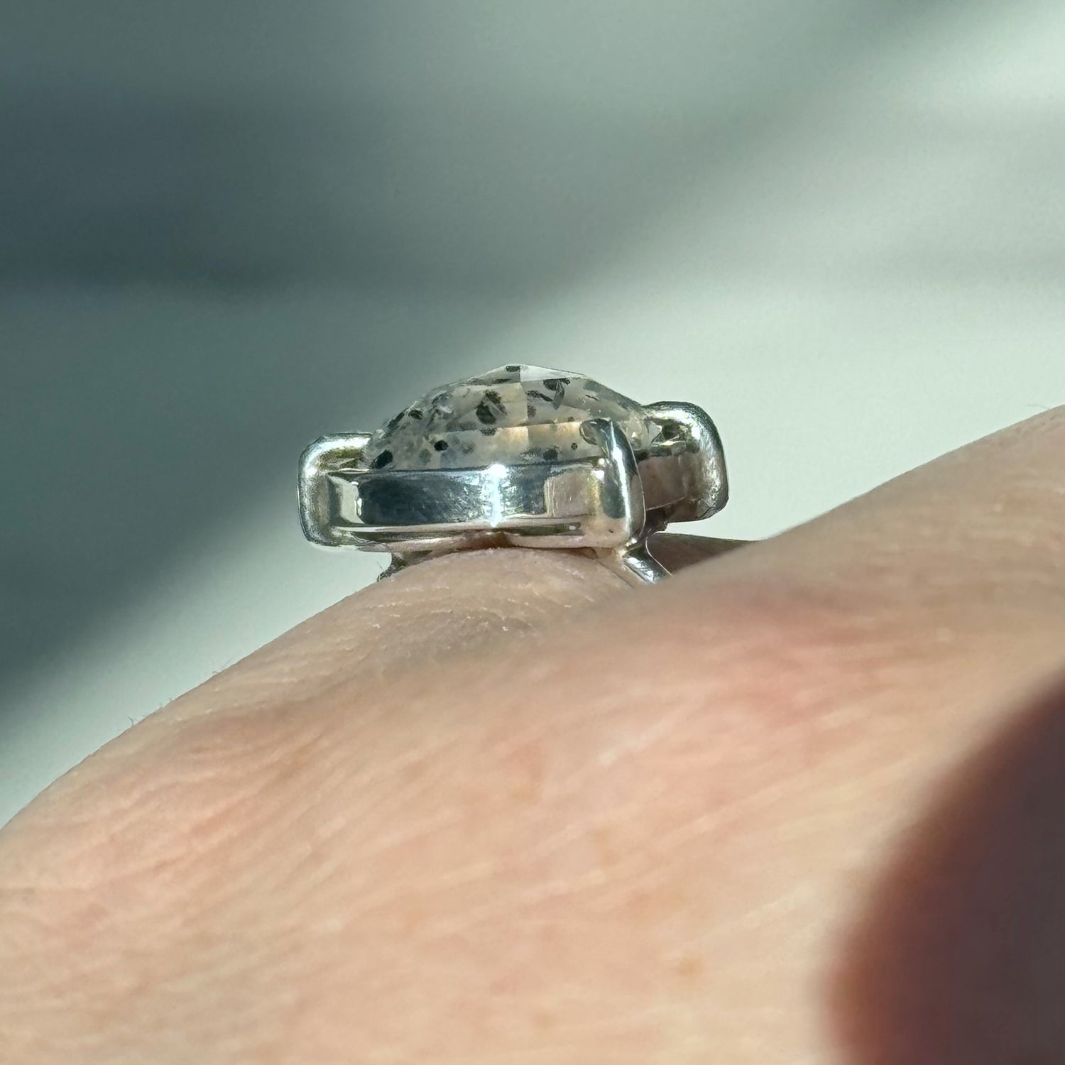 Lepidocrocite Quartz Ring