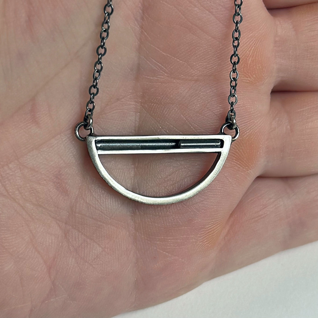 Semicircle Solo Slide Necklace