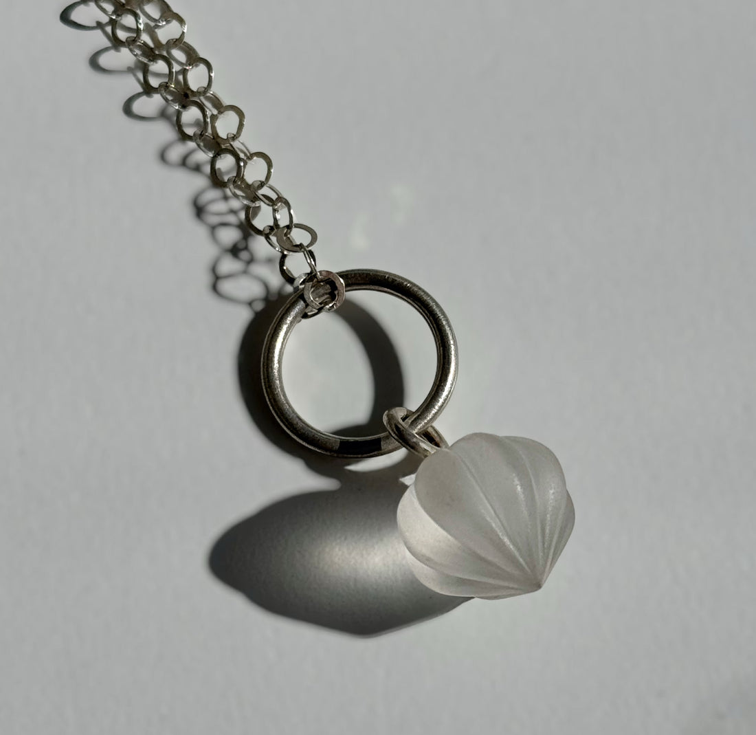 Fluted Drop Necklace