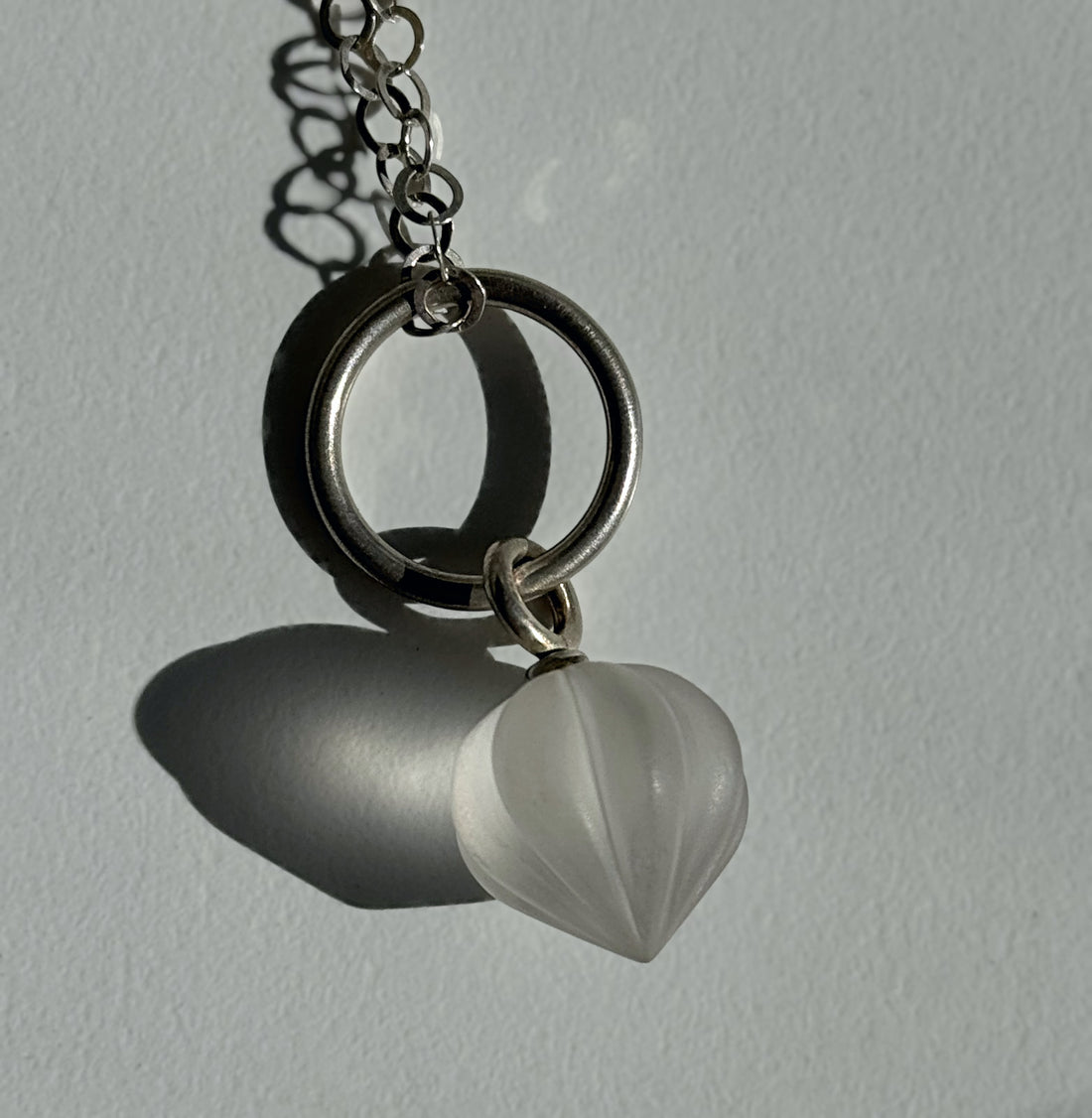 Fluted Drop Necklace