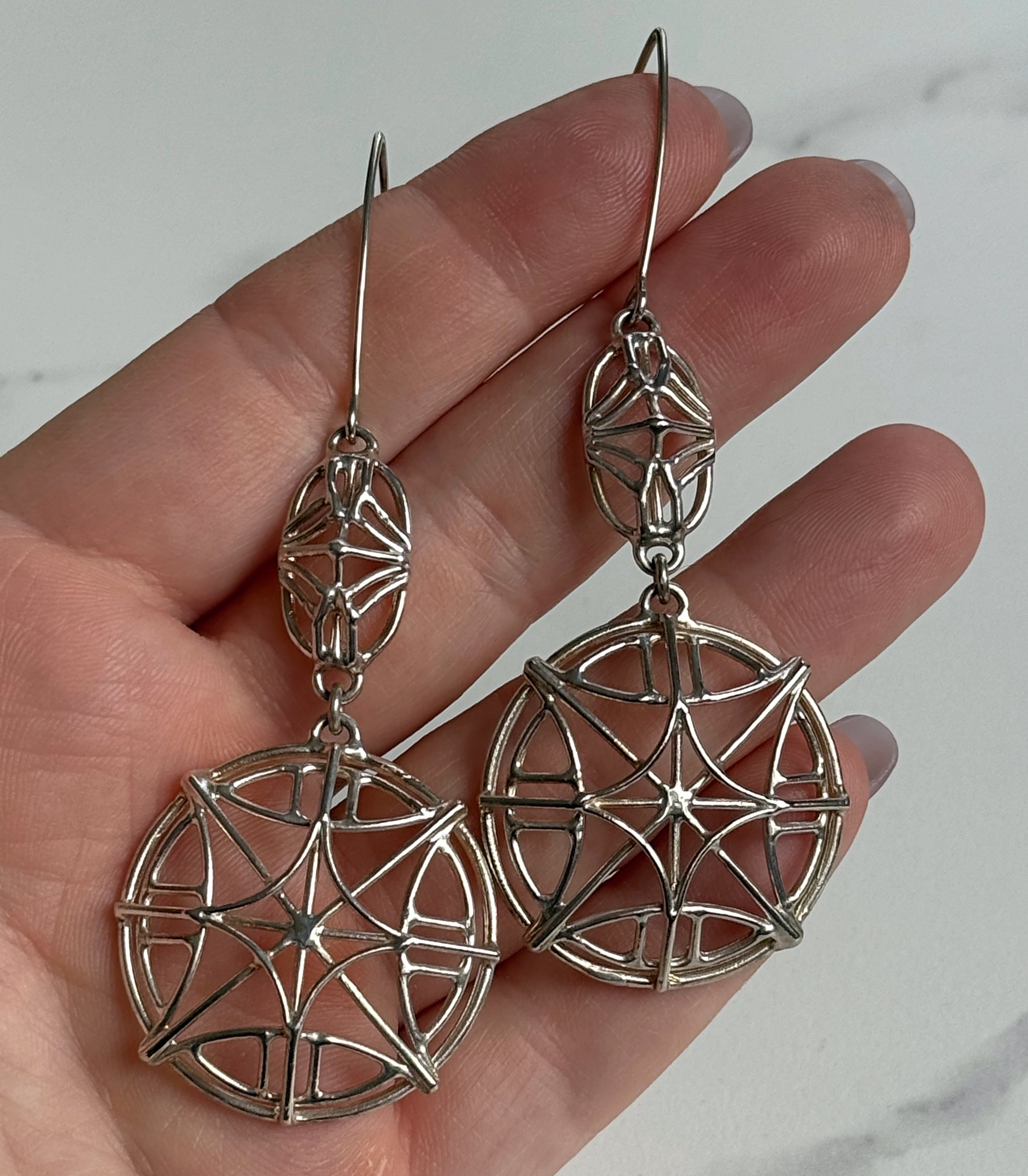 Stargazer Statement Dangle Earrings