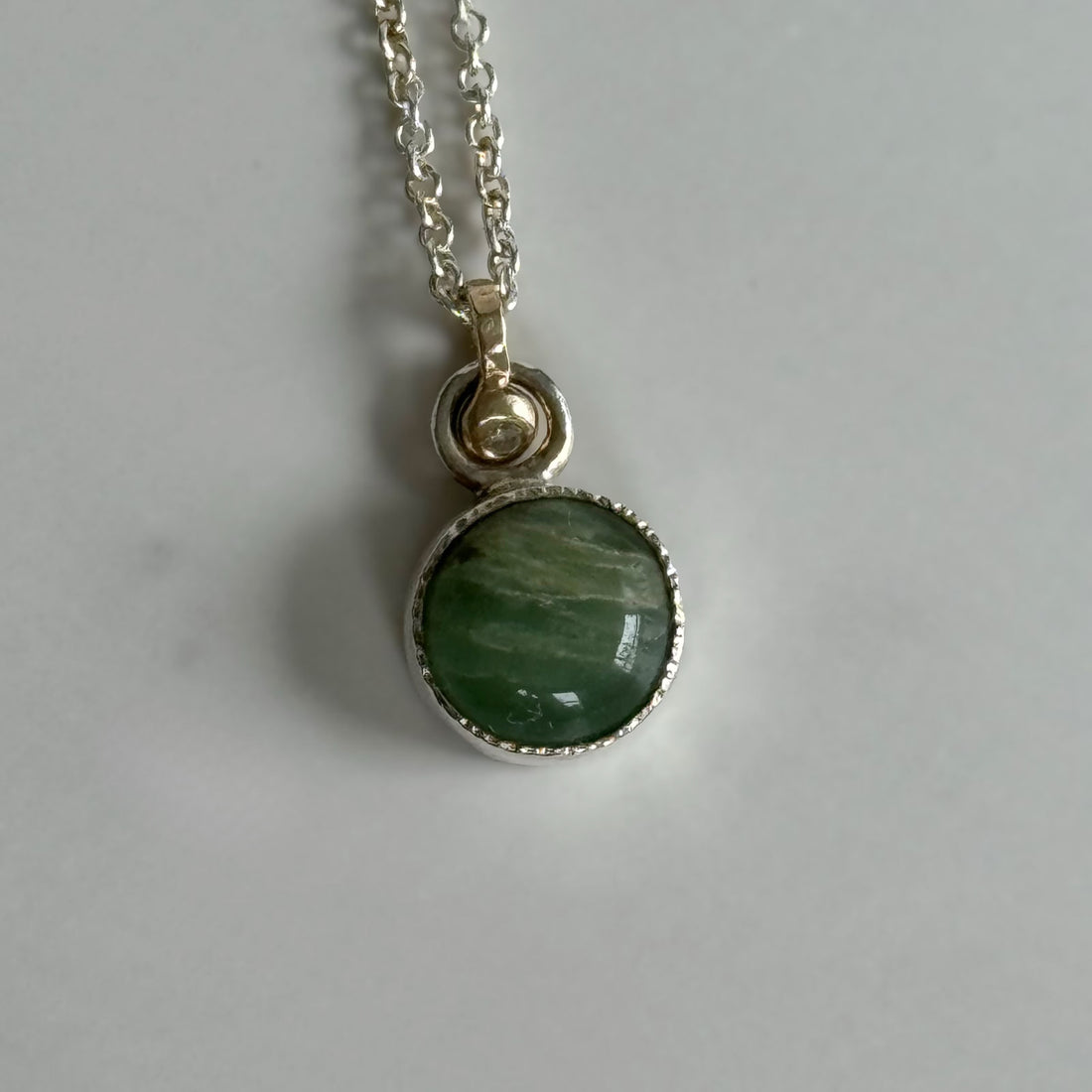 Green Aquamarine Necklace