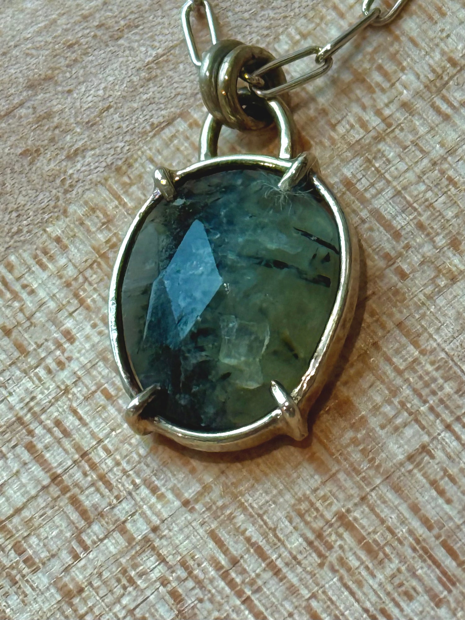 Moss Aquamarine Pendant